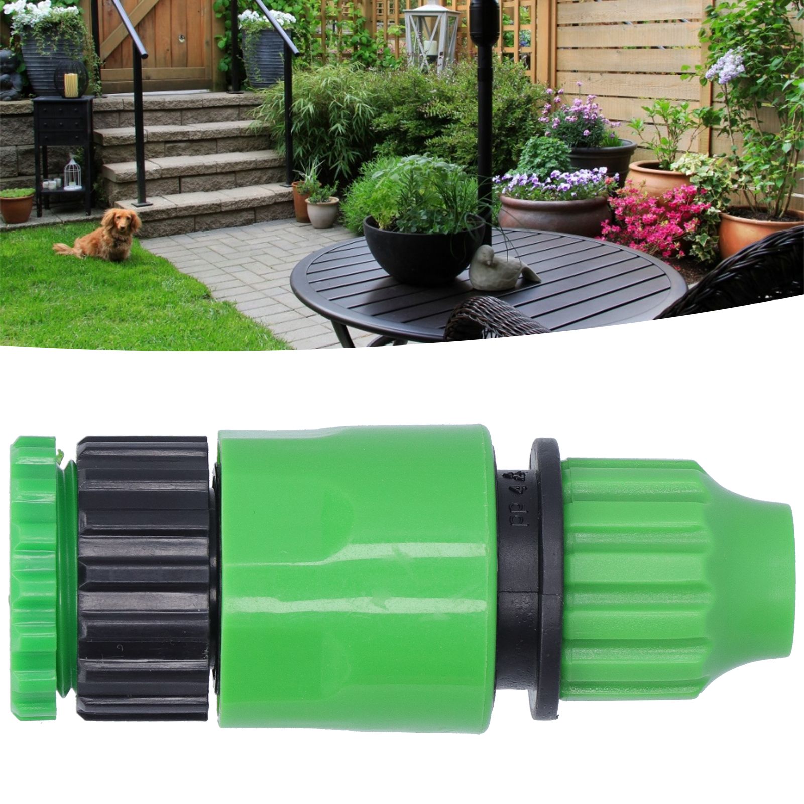 G1/2 Male Thread to 9mm Quick Connector Plastic Nipple Joint for Garden Lawn view 12