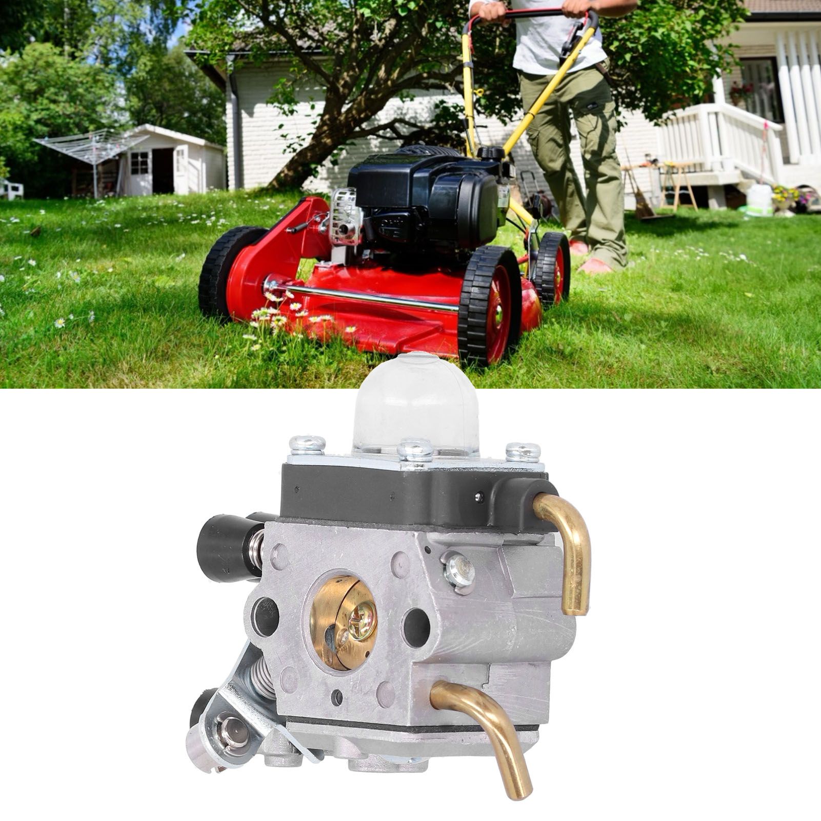 Carburetor Kit for STIHL HL45 HS45 KM 55 FC55 FS45 FS46 FS46C FS55 FS55R FS45C view 12