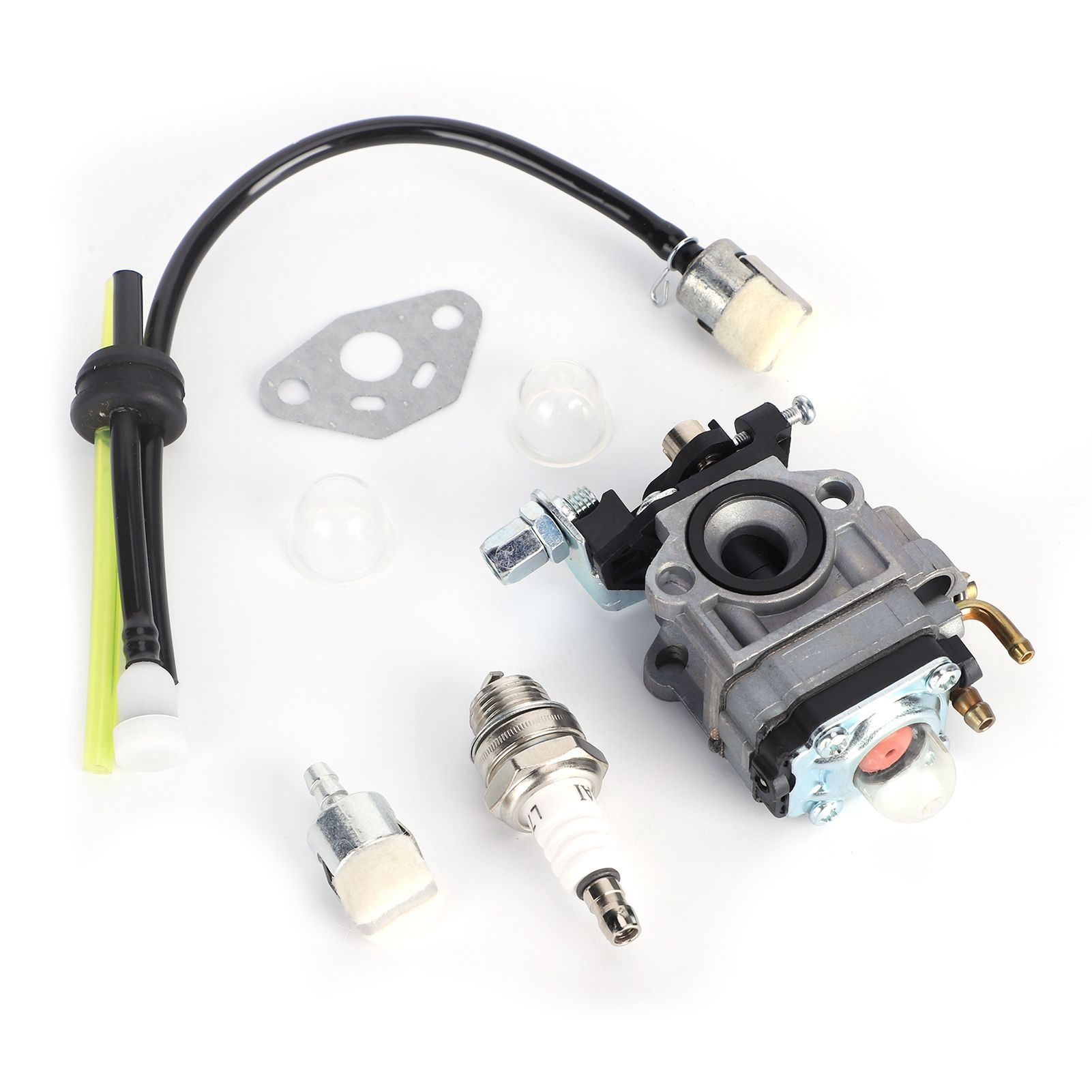 Carburetor Fuel Filter Spark Plug Primer Bulb Fuel Pipe Assembly for WT view 2