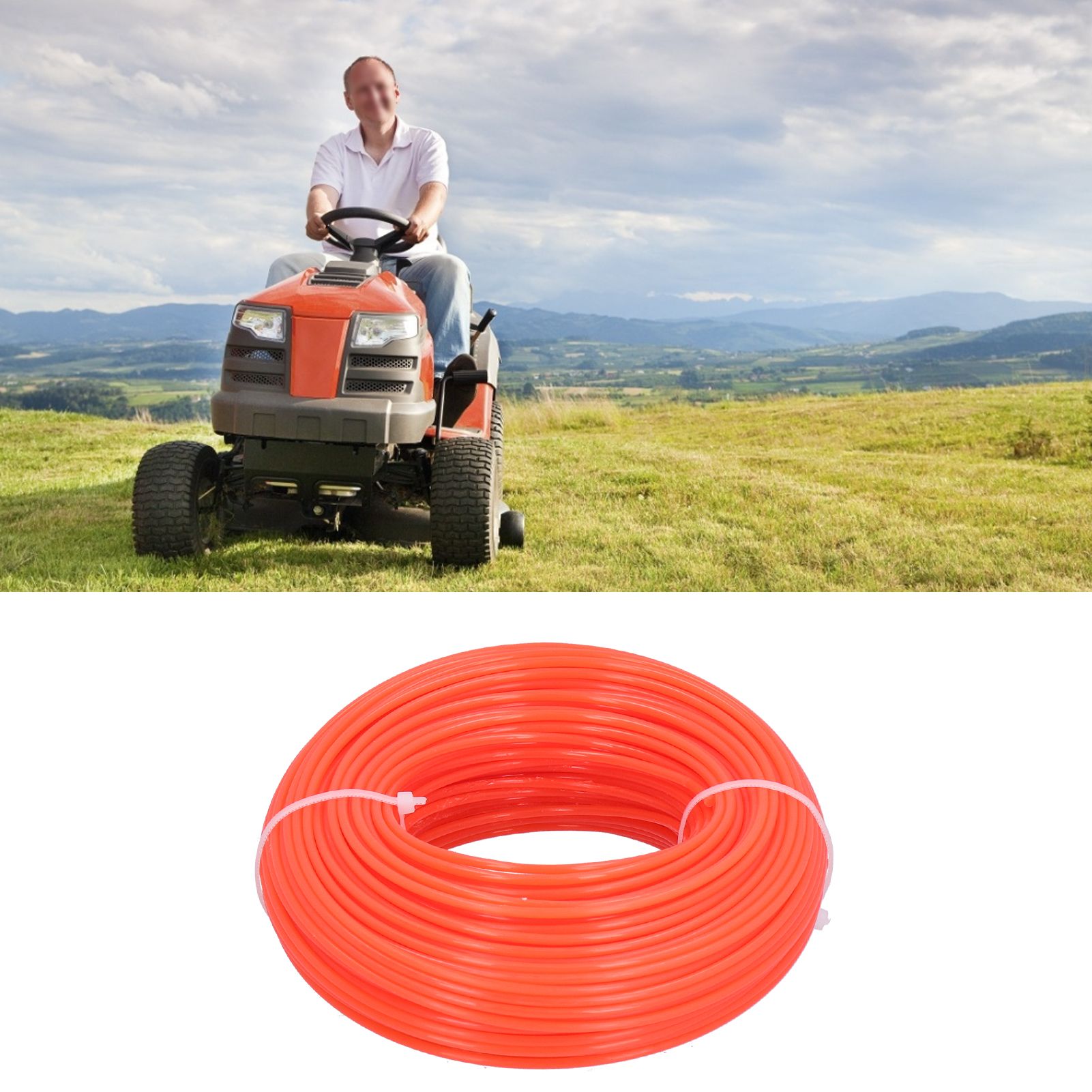 50m 2.4mm Trimmer Line Round Nylon Cord Wire Replacement for String Petrol view 12