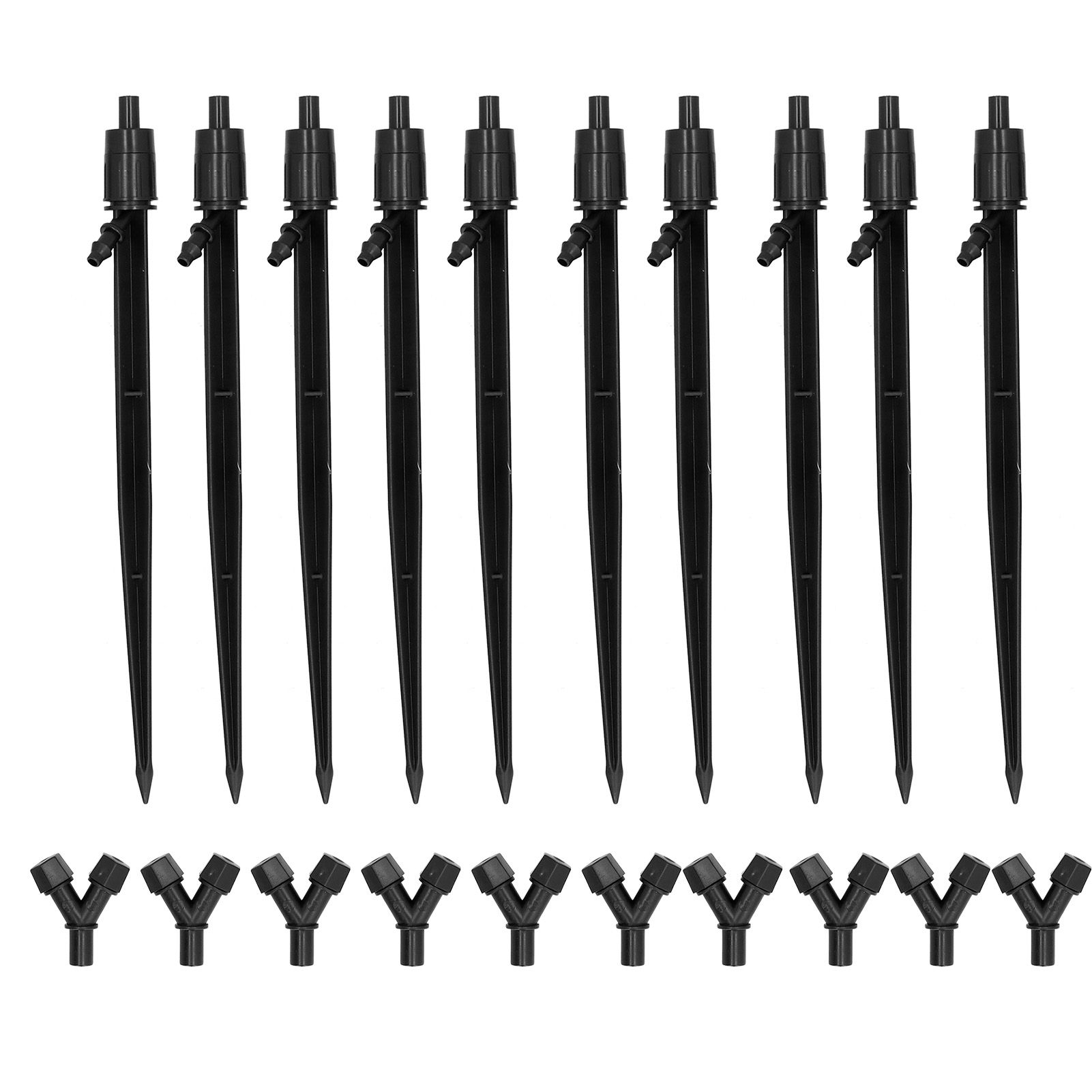 10Pcs Adjustable Irrigation Dripper YShaped Garden Misting Drip Emitters for view 2