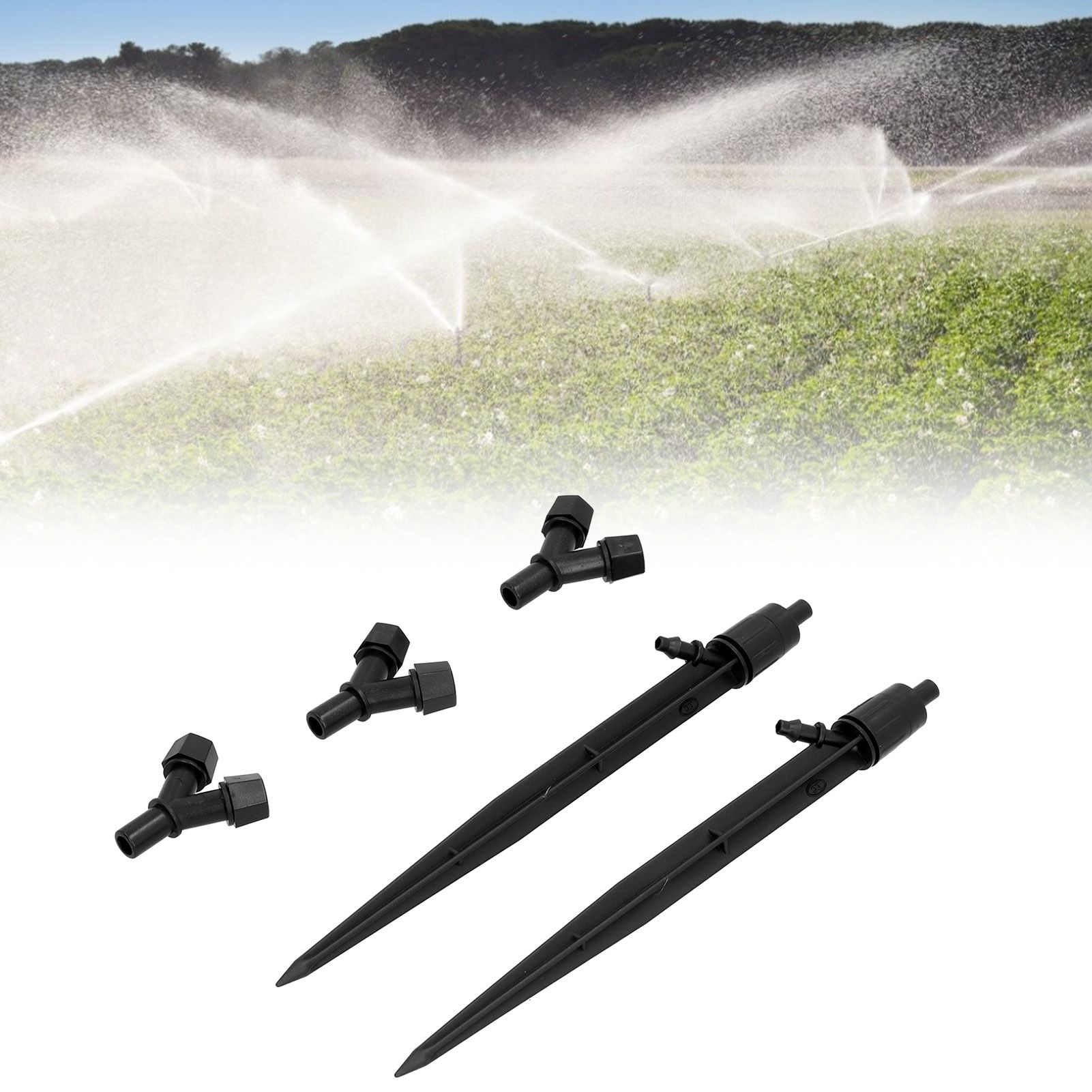 10Pcs Adjustable Irrigation Dripper YShaped Garden Misting Drip Emitters for view 12