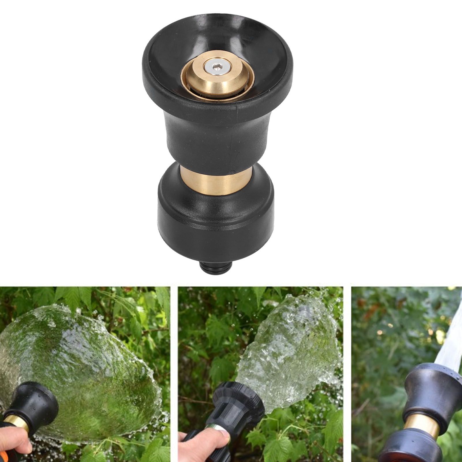Large Flow Fire Hose Car Wash Nozzle Water Sprayer Cleaning Hose Nozzle for view 11