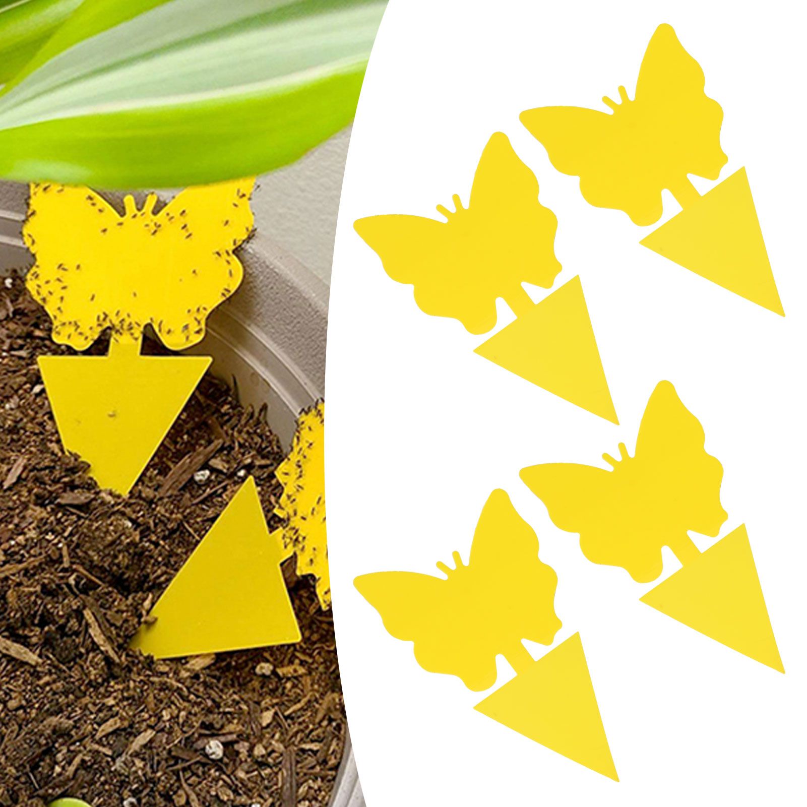 20PCS DoubleSided Bug Fly Sticker Insect Catching Board Sticky Bug Trap for view 11
