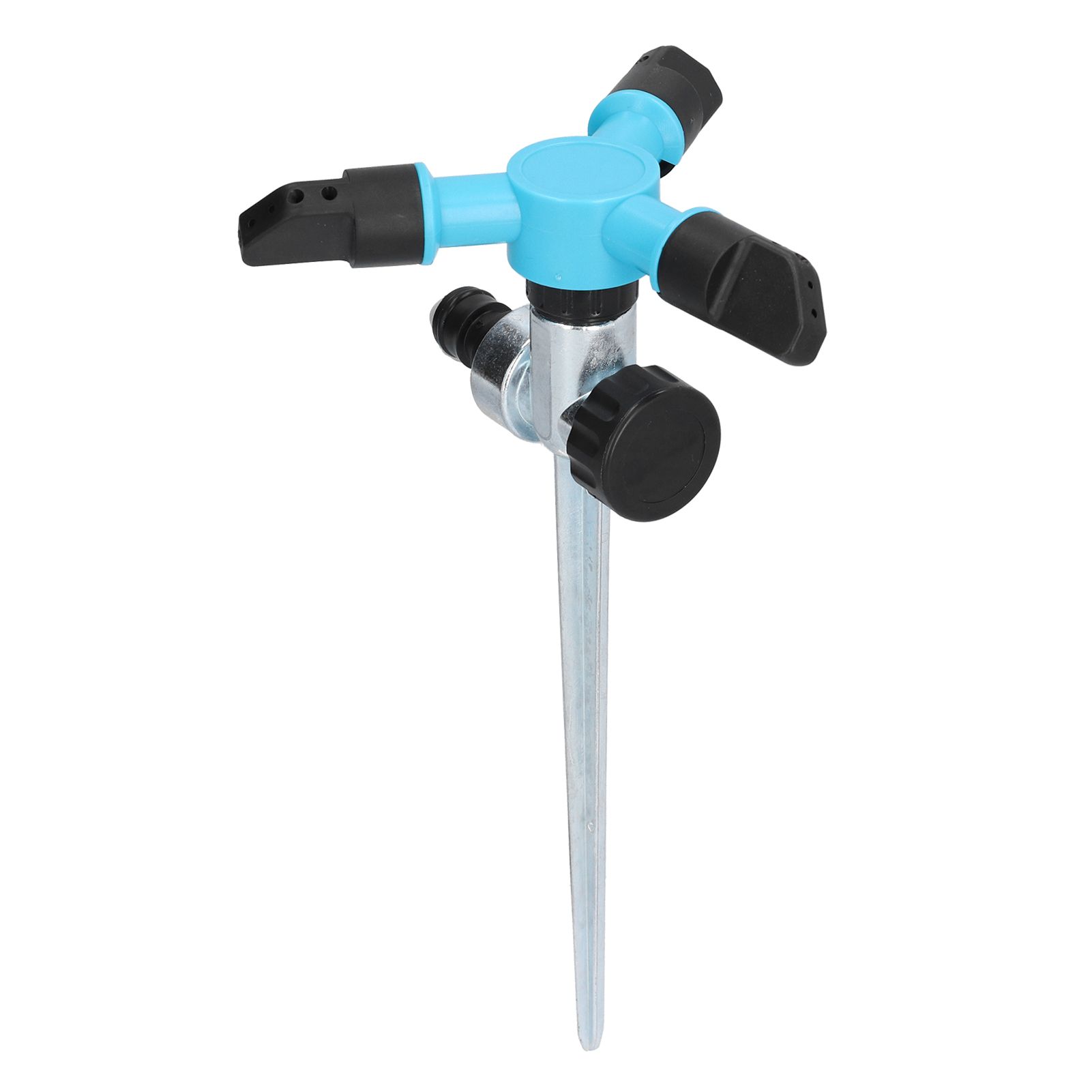 360 Degree Automatic Rotating Sprinkler 3-Arm Watering Nozzle Irrigation view 2