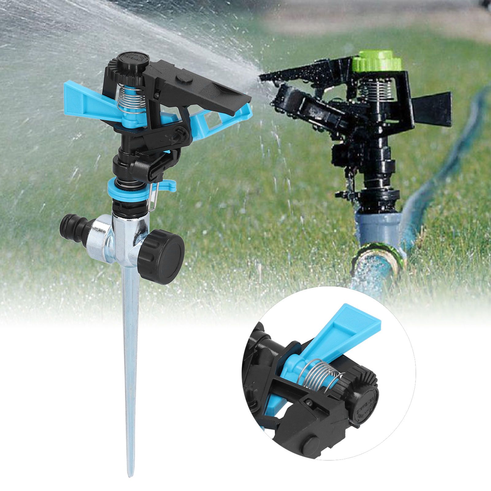 Automatic Sprinkler 360° Rotation Water Sprinkler Watering Irrigation Tool for view 12
