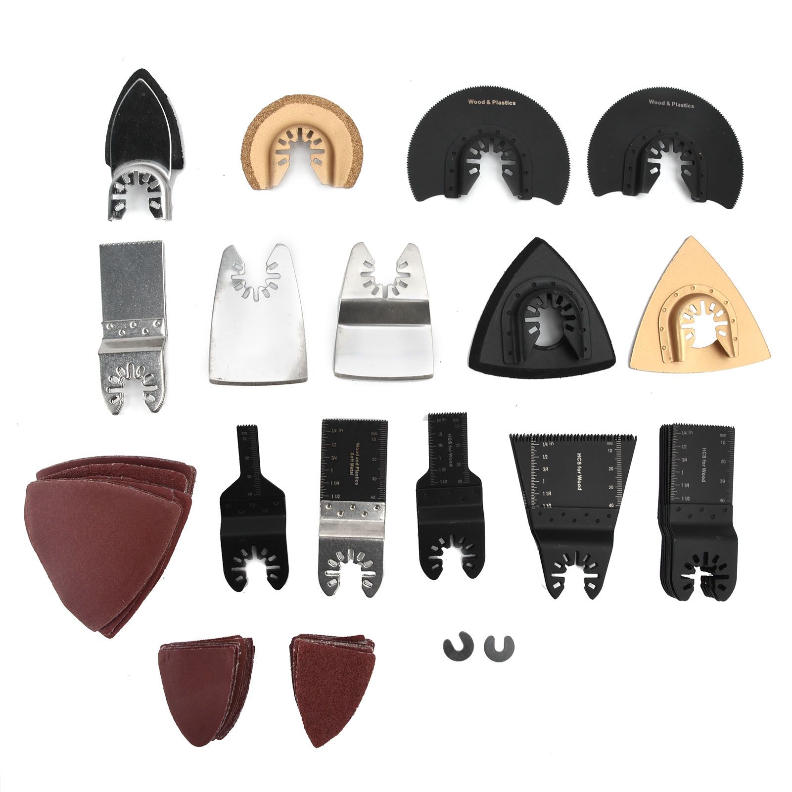 Universal Oscillating Saw Blade Set High Carbon Steel Quick Release Multi Tool view 2