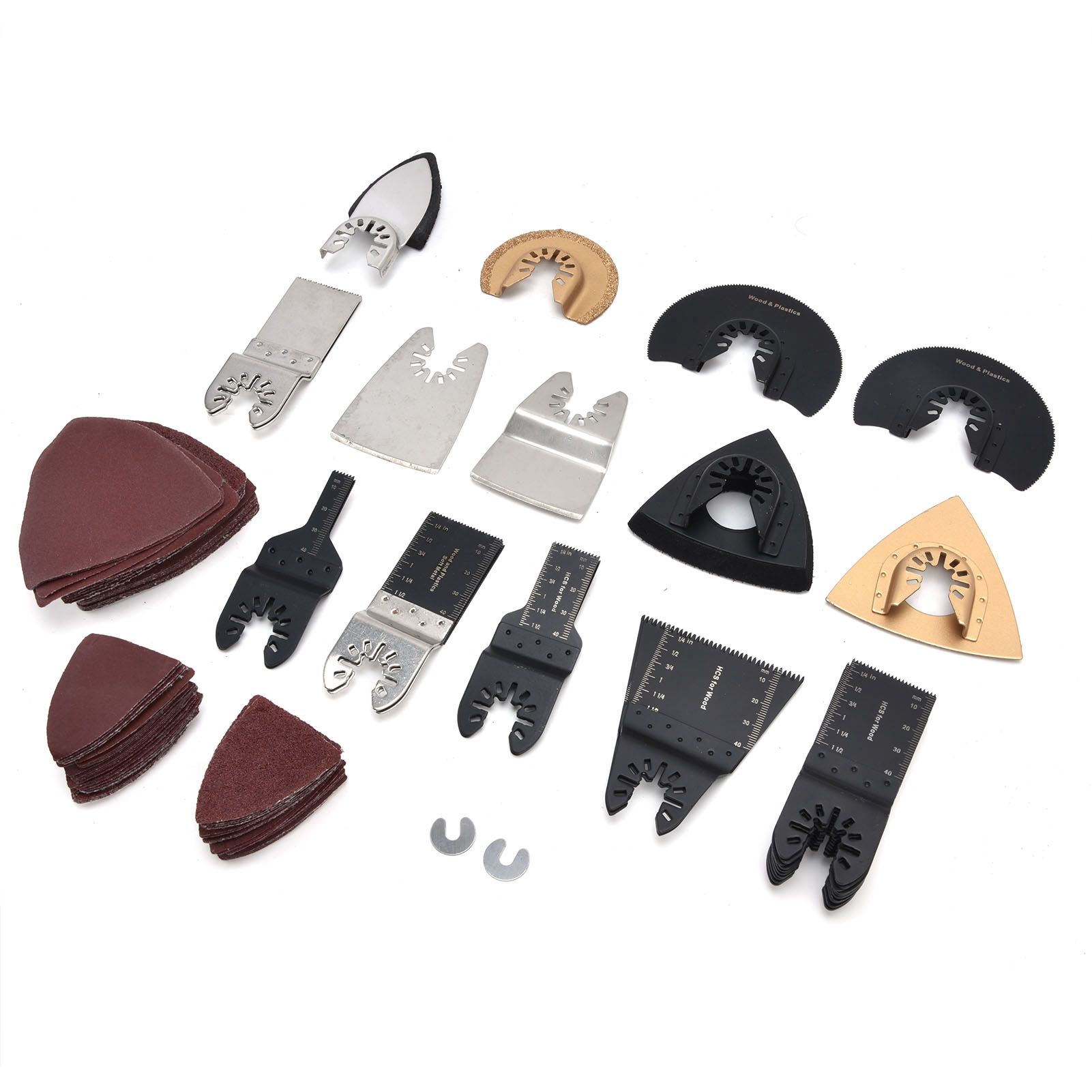 Universal Oscillating Saw Blade Set High Carbon Steel Quick Release Multi Tool view 6