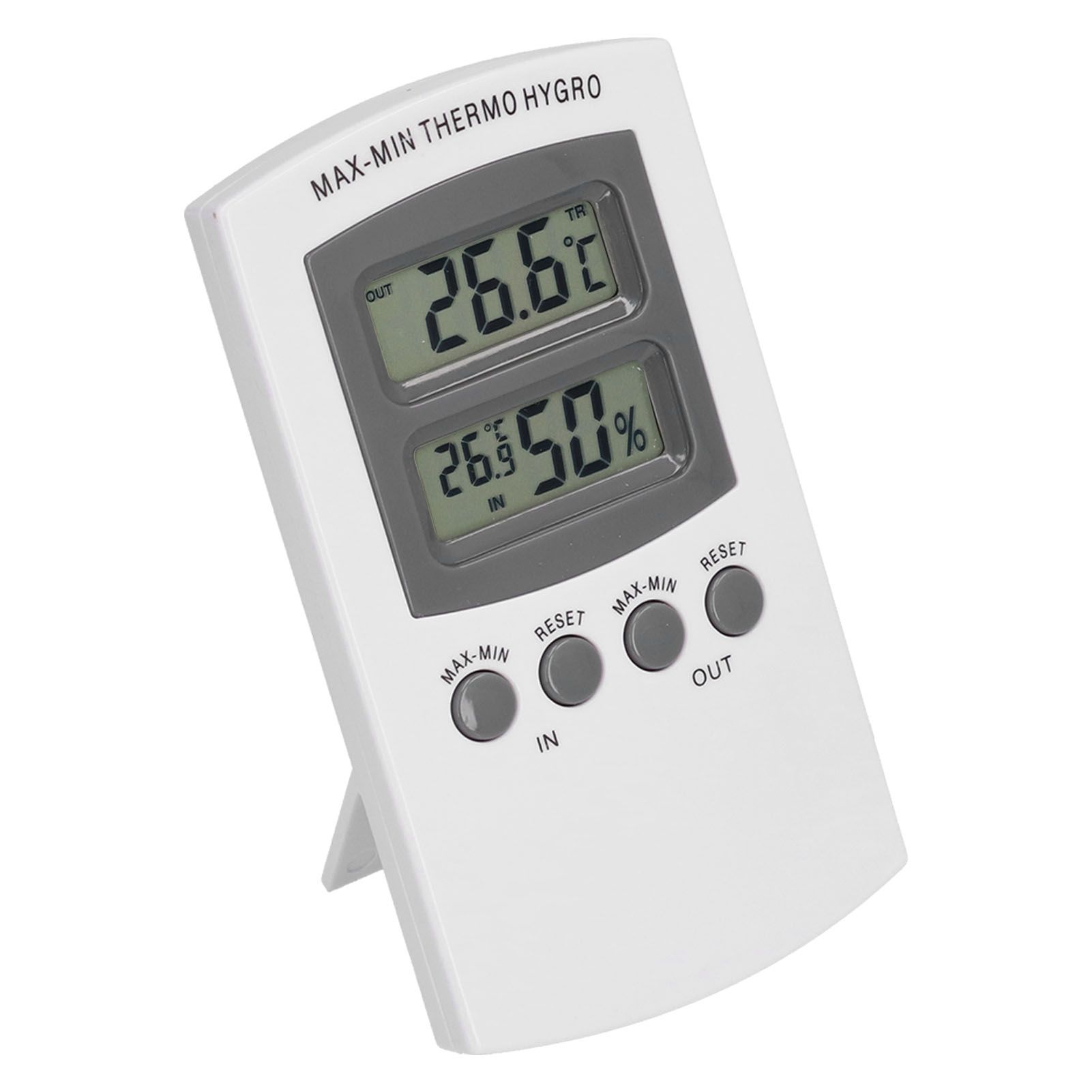 LCD Temperature and Humidity Monitor WallMountable Wired Flower Planting view 10