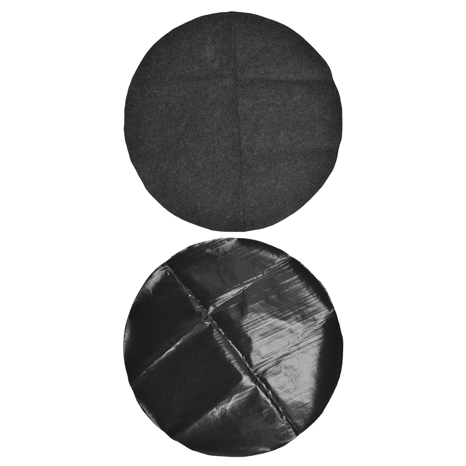 Barbecue Mat PE Oven Floor Mat Round Barbecue Mat BBQ OilProof and view 10