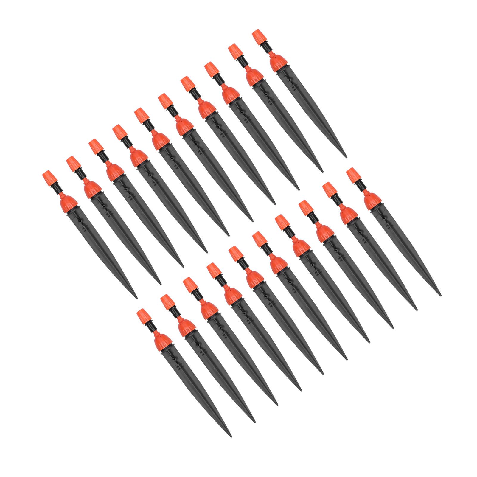 20Pcs Irrigation Drippers Adjustable Micro Sprinkler Nozzle for 4/7 Pipes view 4