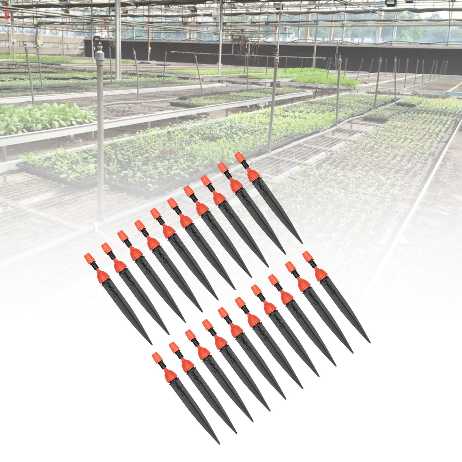 20Pcs Irrigation Drippers Adjustable Micro Sprinkler Nozzle for 4/7 Pipes view 11