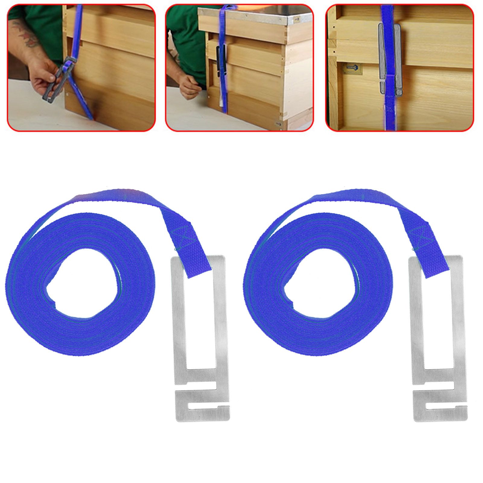 2Pcs Beehive Belt Portable Fixed Tightening Beehive Bundling Beekeeping view 11