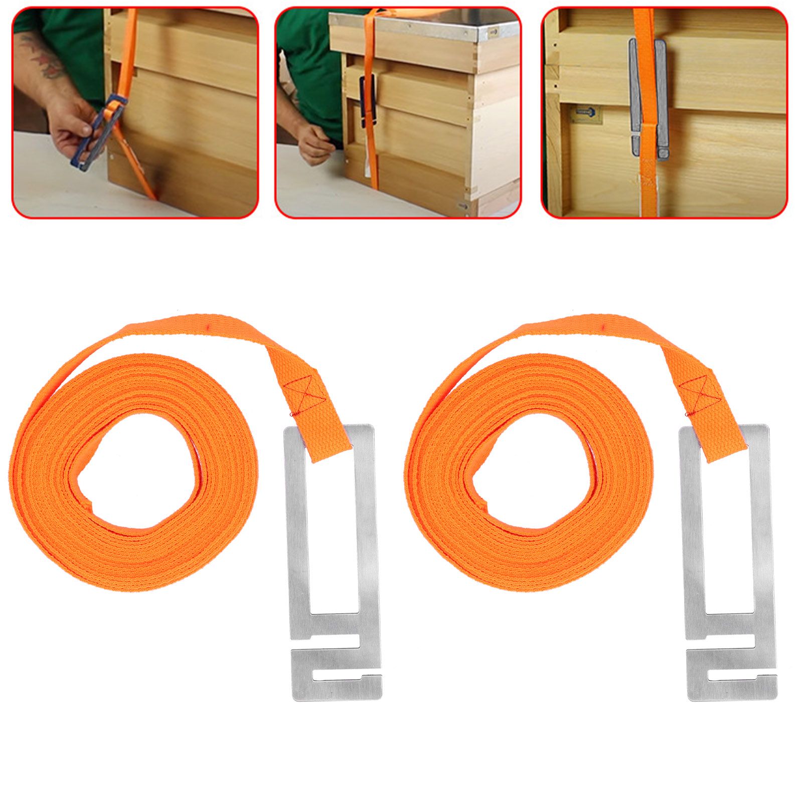 2Pcs Beehive Belt Portable Fixed Tightening Beehive Bundling Beekeeping view 11