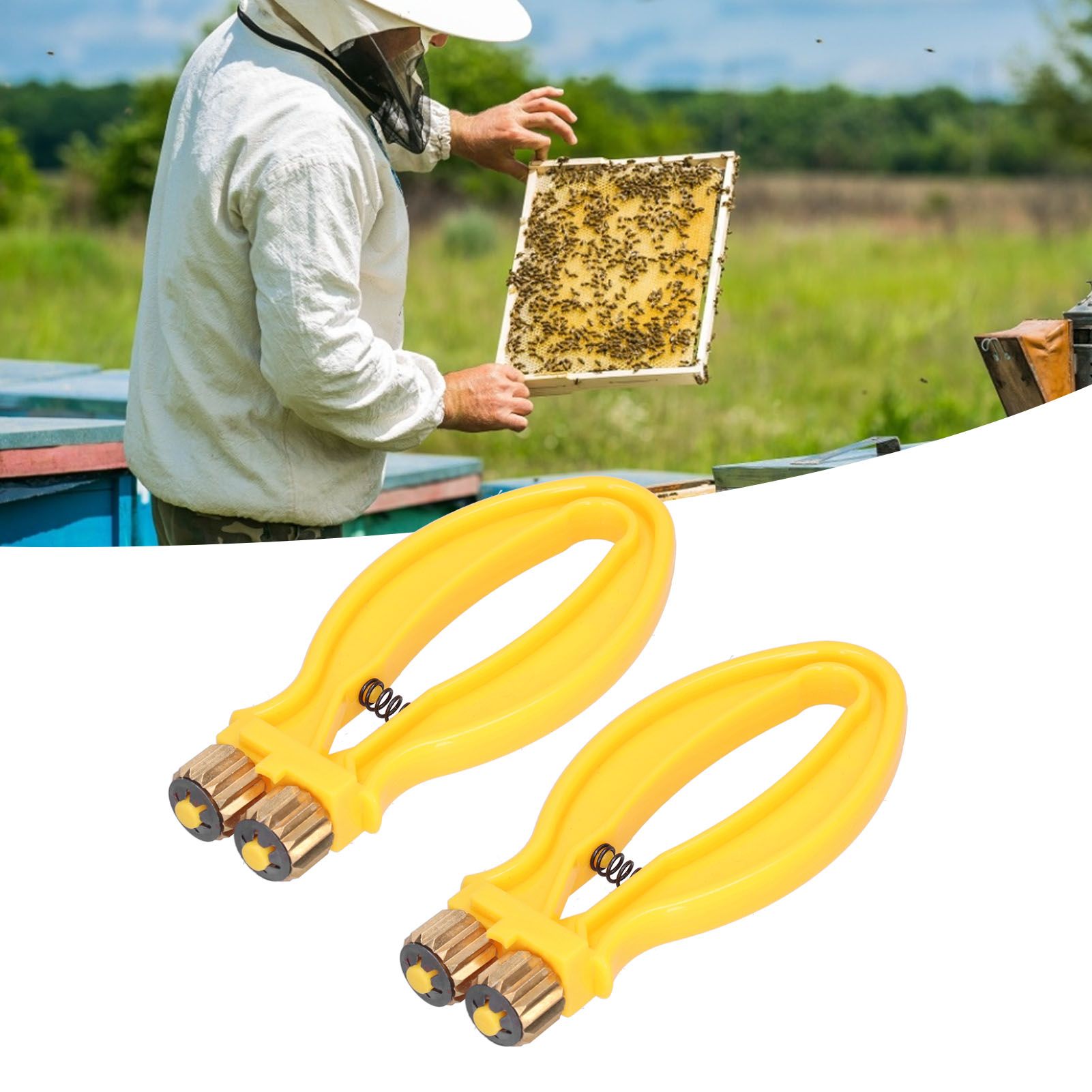 2Pcs Beehive Frame Wire Tightener Metal Cable Tensioner Apiculture Beekeeping view 12