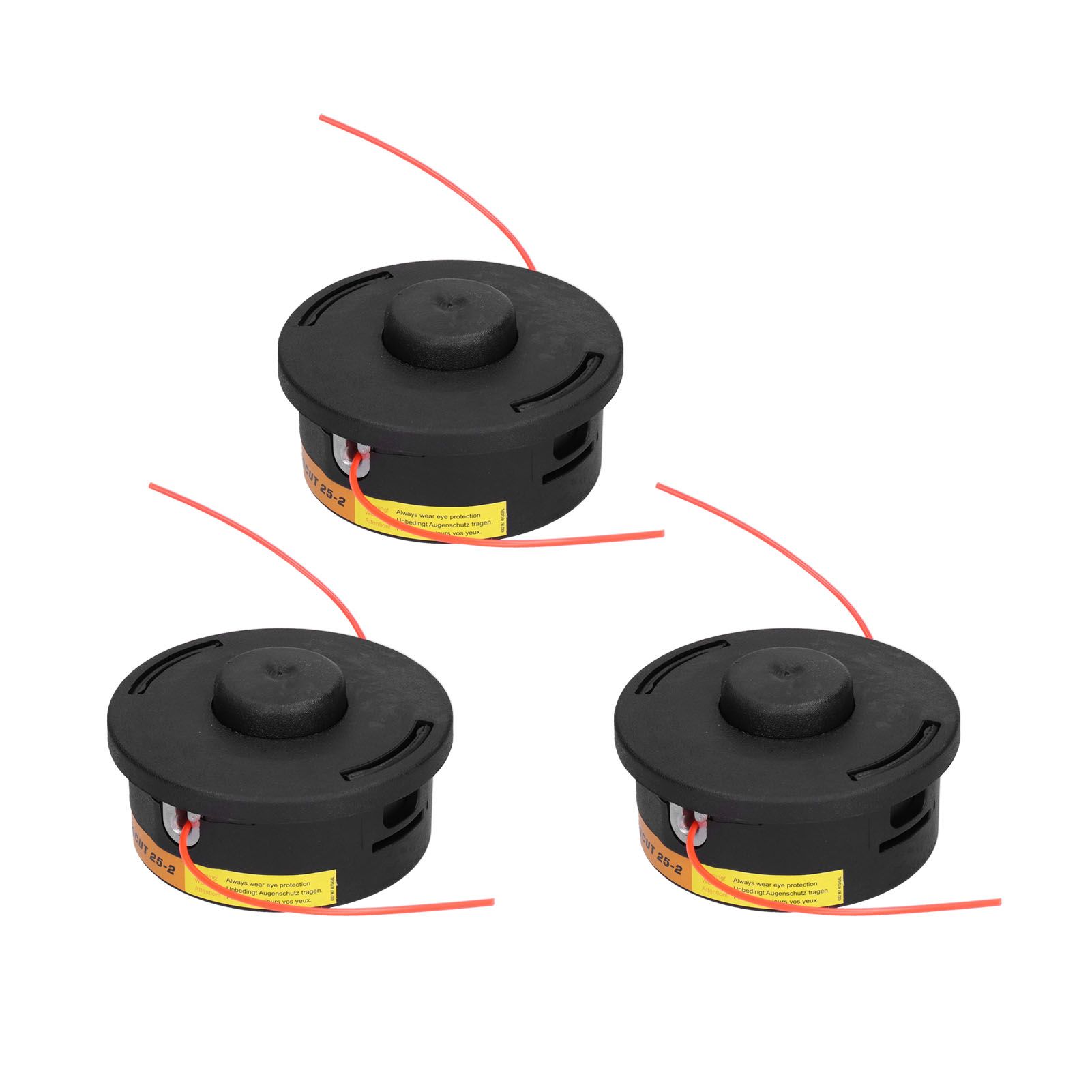3Pcs Trimmer Head Replacement Part Fit for Stihl 25‑2 FS90 FS100 FS110 FS130 view 2