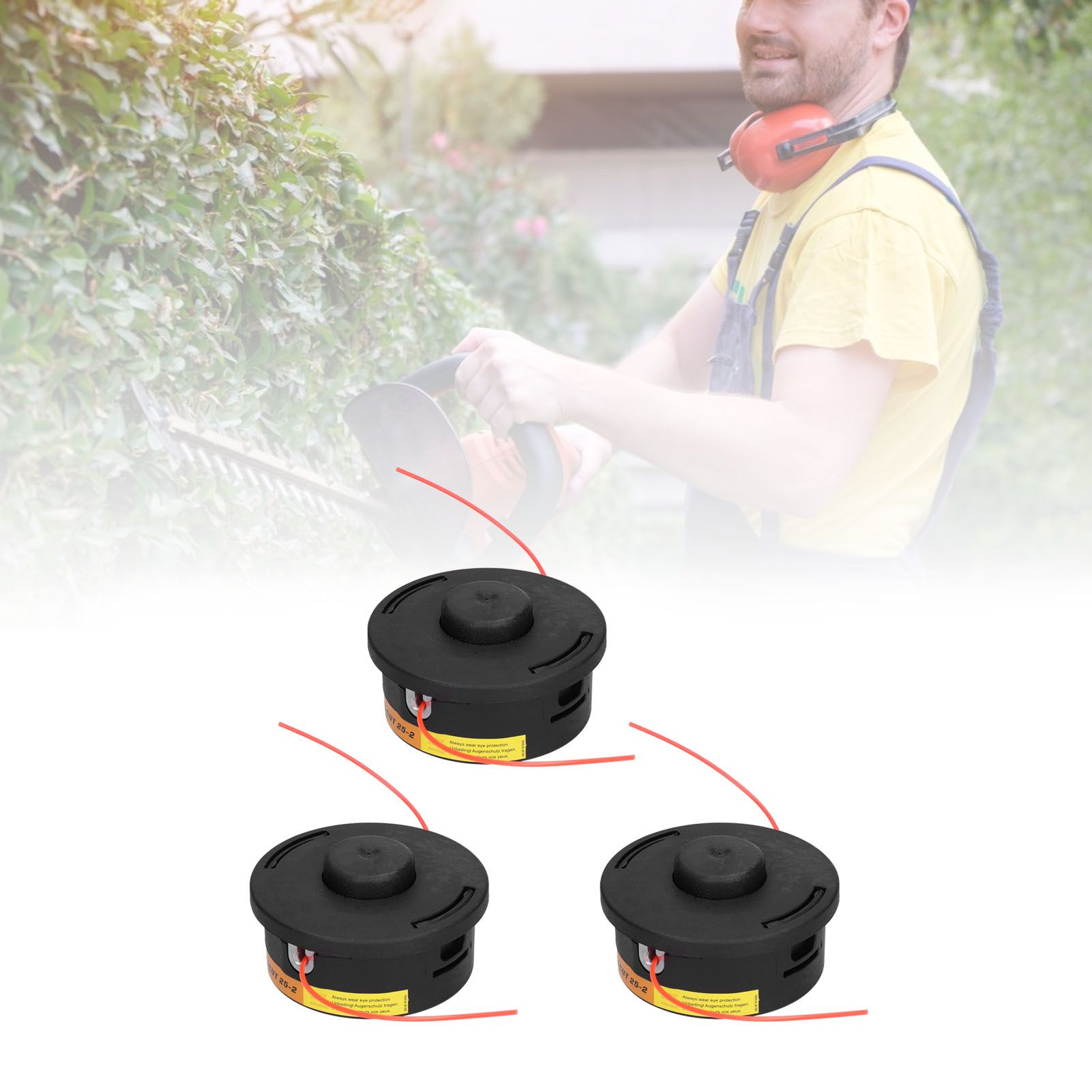 3Pcs Trimmer Head Replacement Part Fit for Stihl 25‑2 FS90 FS100 FS110 FS130 view 11