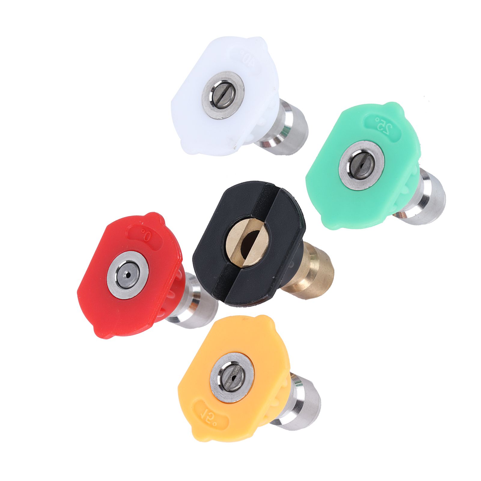 5PCS Stainless Steel High Pressure Washer Spray Nozzle Tips Quick Connector view 4