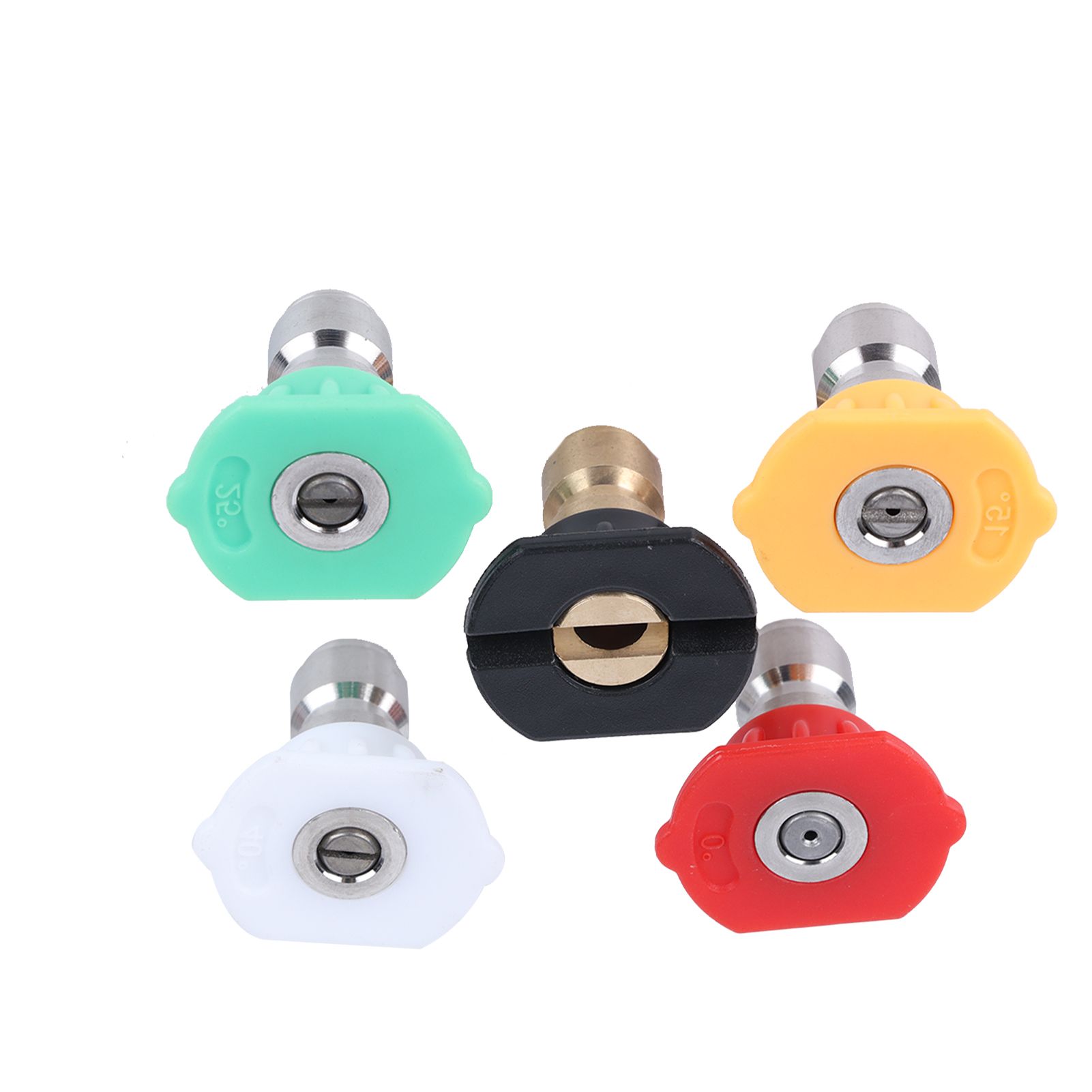 5PCS Stainless Steel High Pressure Washer Spray Nozzle Tips Quick Connector view 5