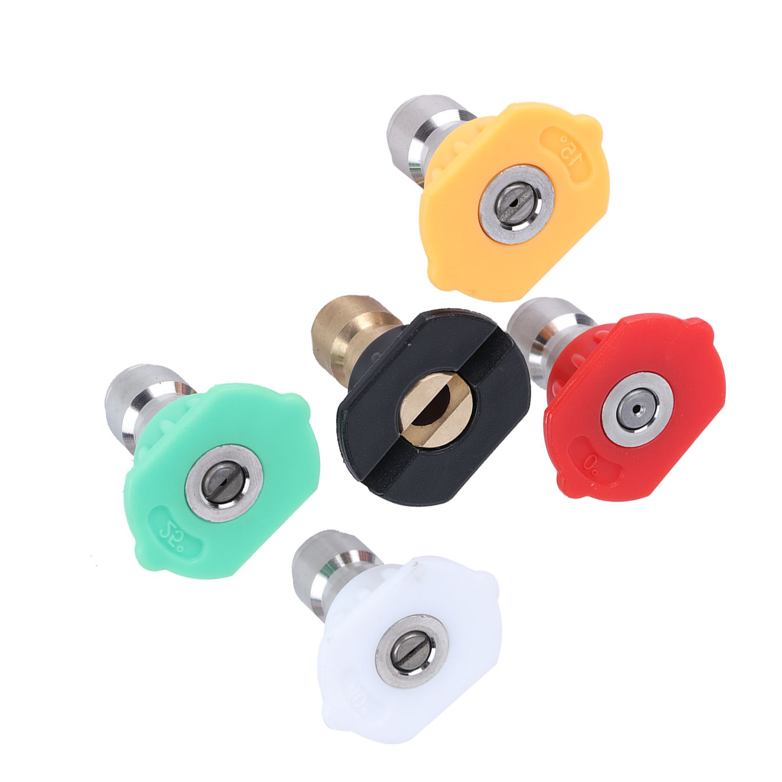 5PCS Stainless Steel High Pressure Washer Spray Nozzle Tips Quick Connector view 6