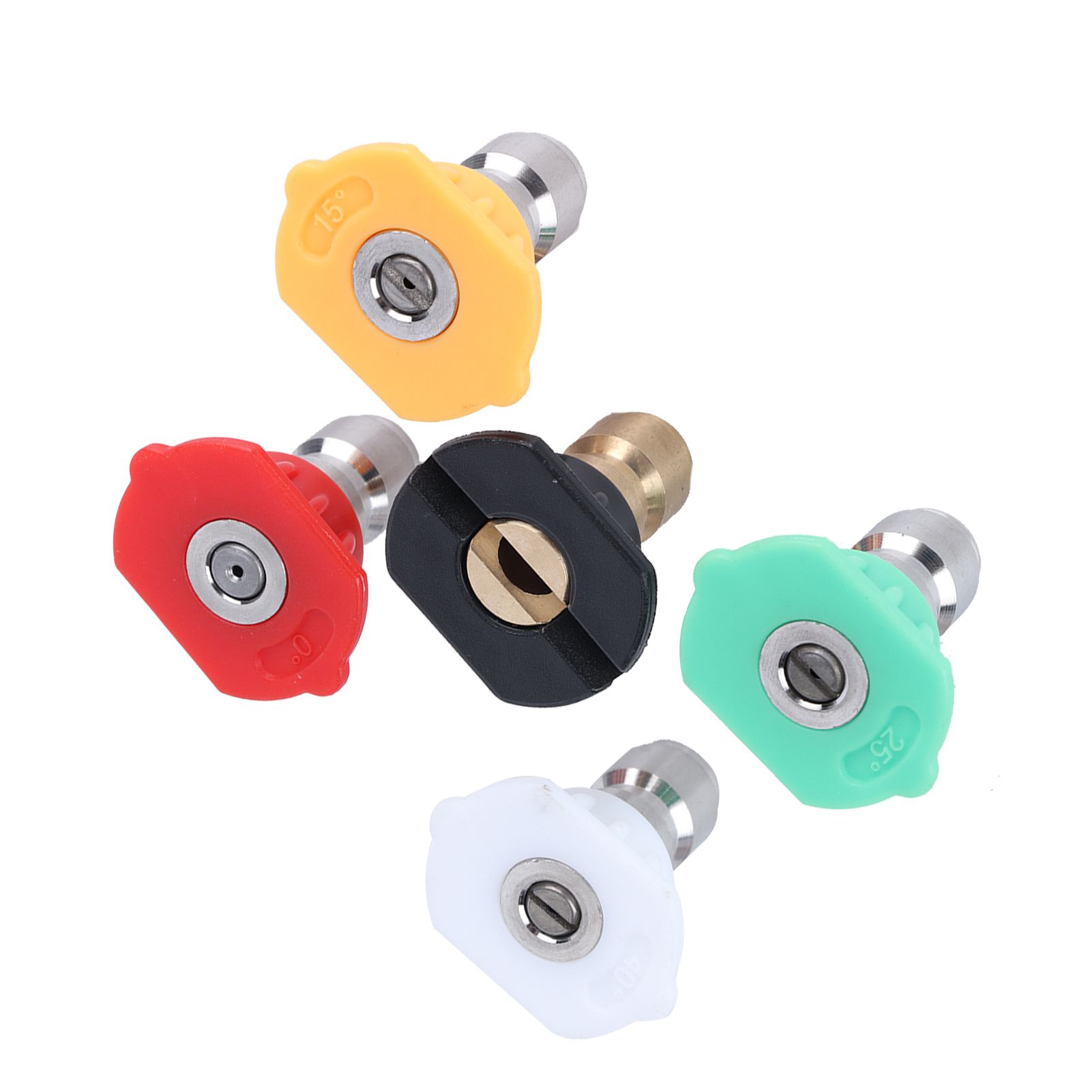 5PCS Stainless Steel High Pressure Washer Spray Nozzle Tips Quick Connector view 7