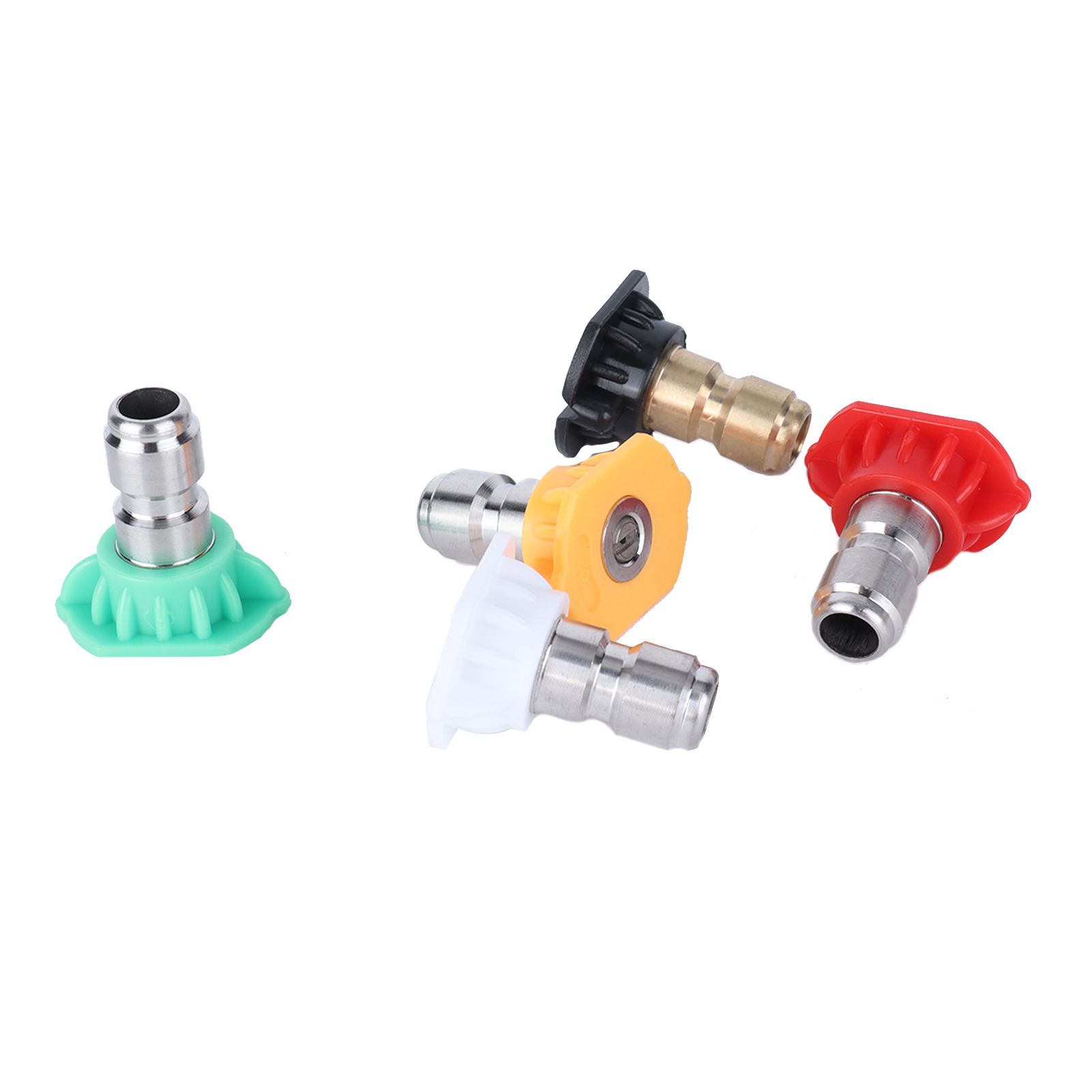 5PCS Stainless Steel High Pressure Washer Spray Nozzle Tips Quick Connector view 9