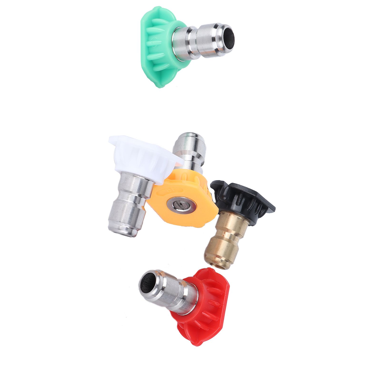 5PCS Stainless Steel High Pressure Washer Spray Nozzle Tips Quick Connector view 10