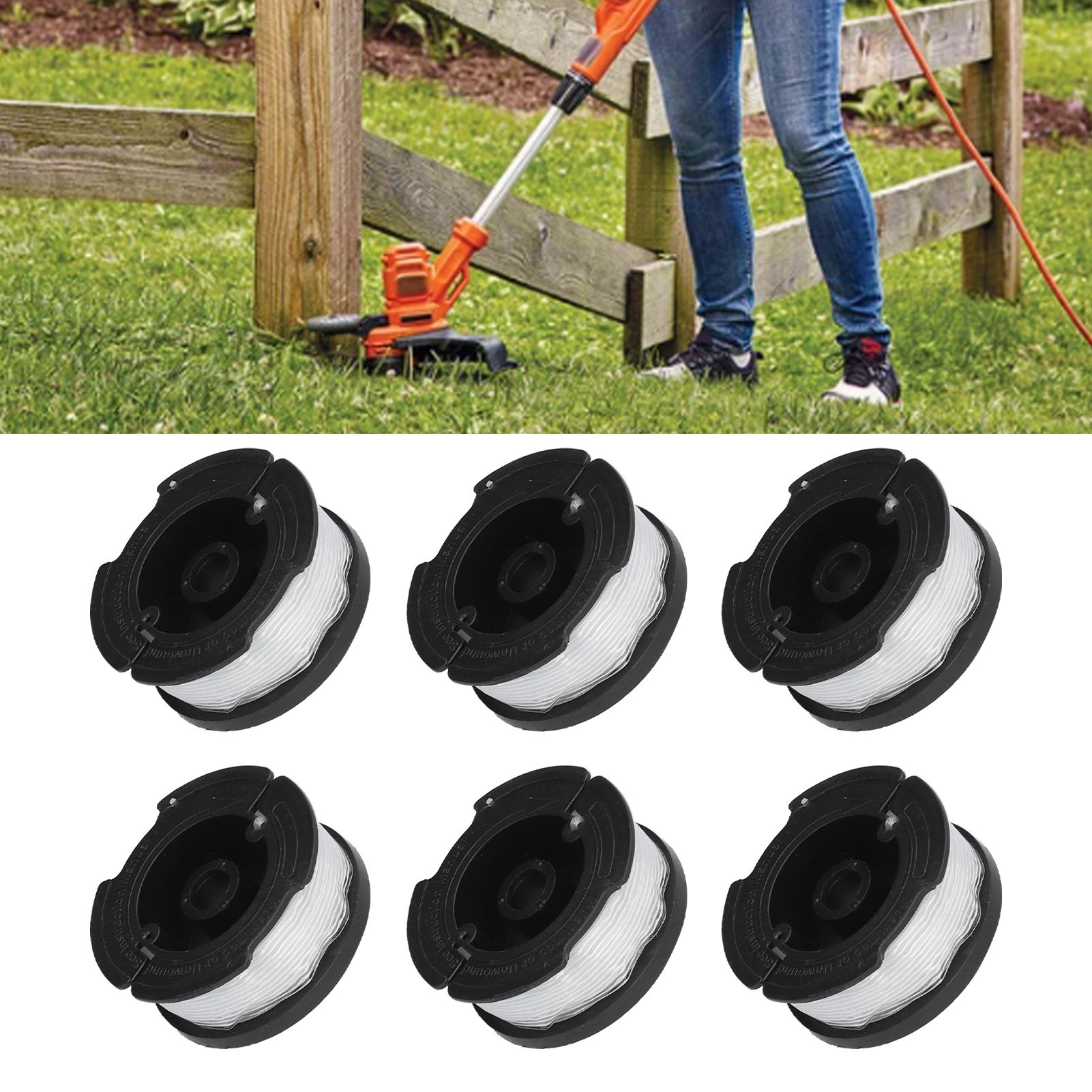 6Pcs Line Spool Replacement 30ft view 12