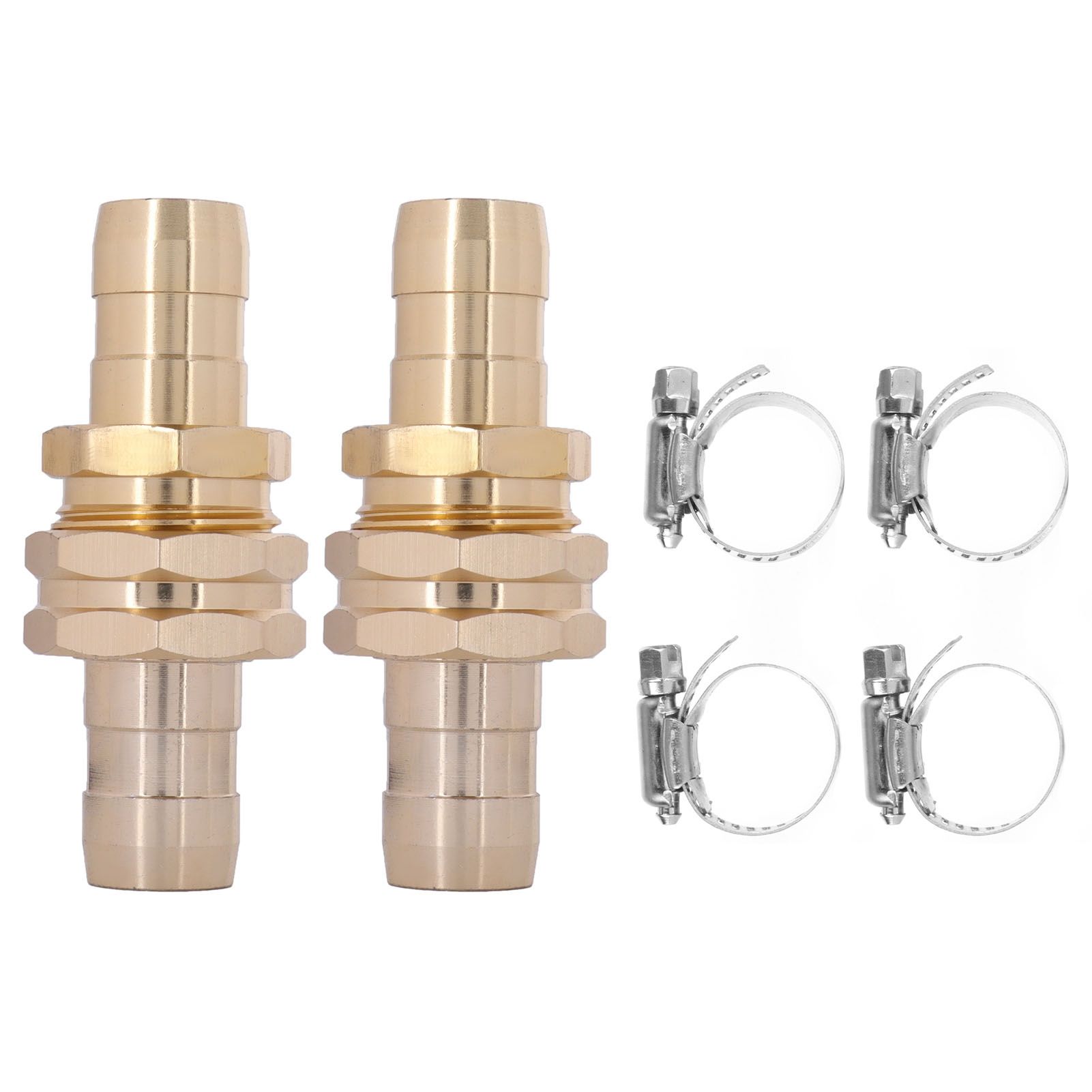 2Pcs G3/4 Aluminum Alloy Hose Repair Connector Water Hose End Mender with view 2
