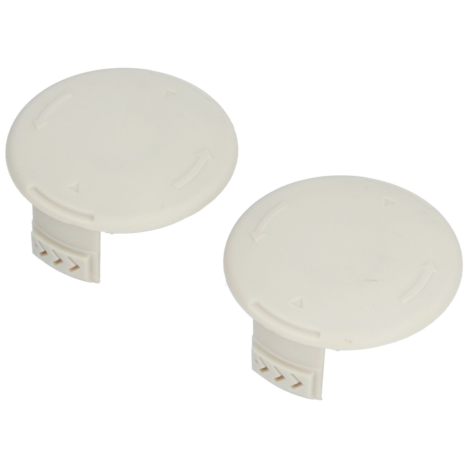 2Pcs Plastic Spool Caps Replacement 993373001 Fit for Ryobi AC14HCA One view 2