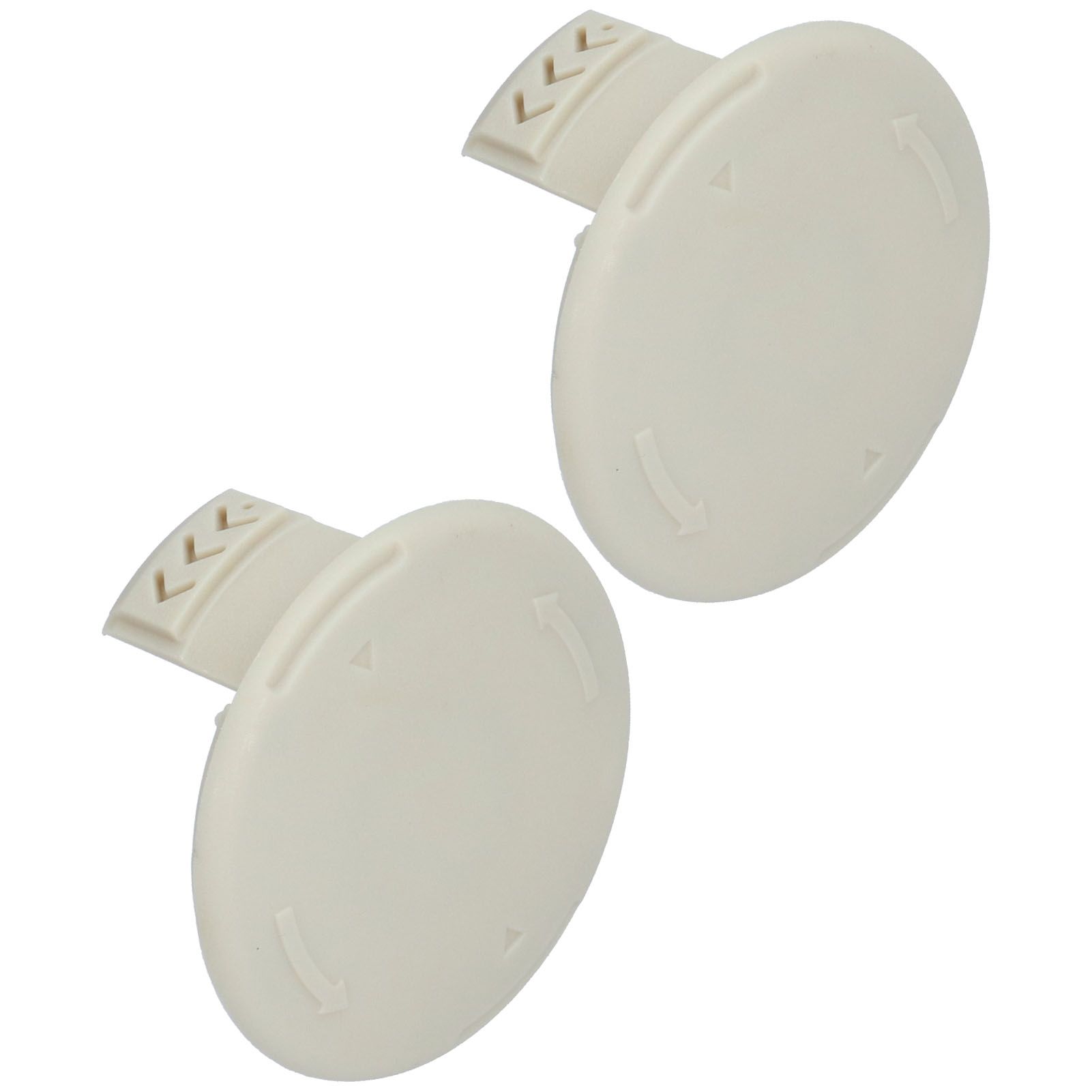 2Pcs Plastic Spool Caps Replacement 993373001 Fit for Ryobi AC14HCA One view 6