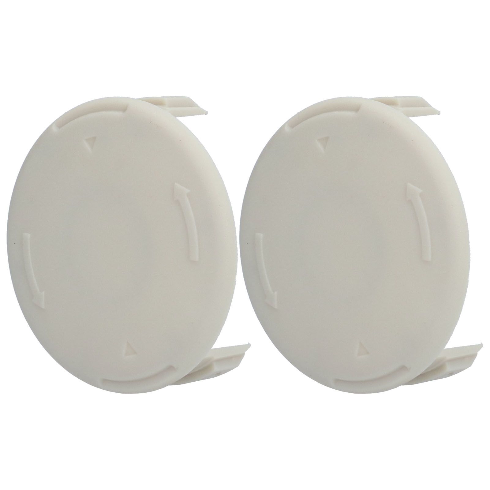 2Pcs Plastic Spool Caps Replacement 993373001 Fit for Ryobi AC14HCA One view 10