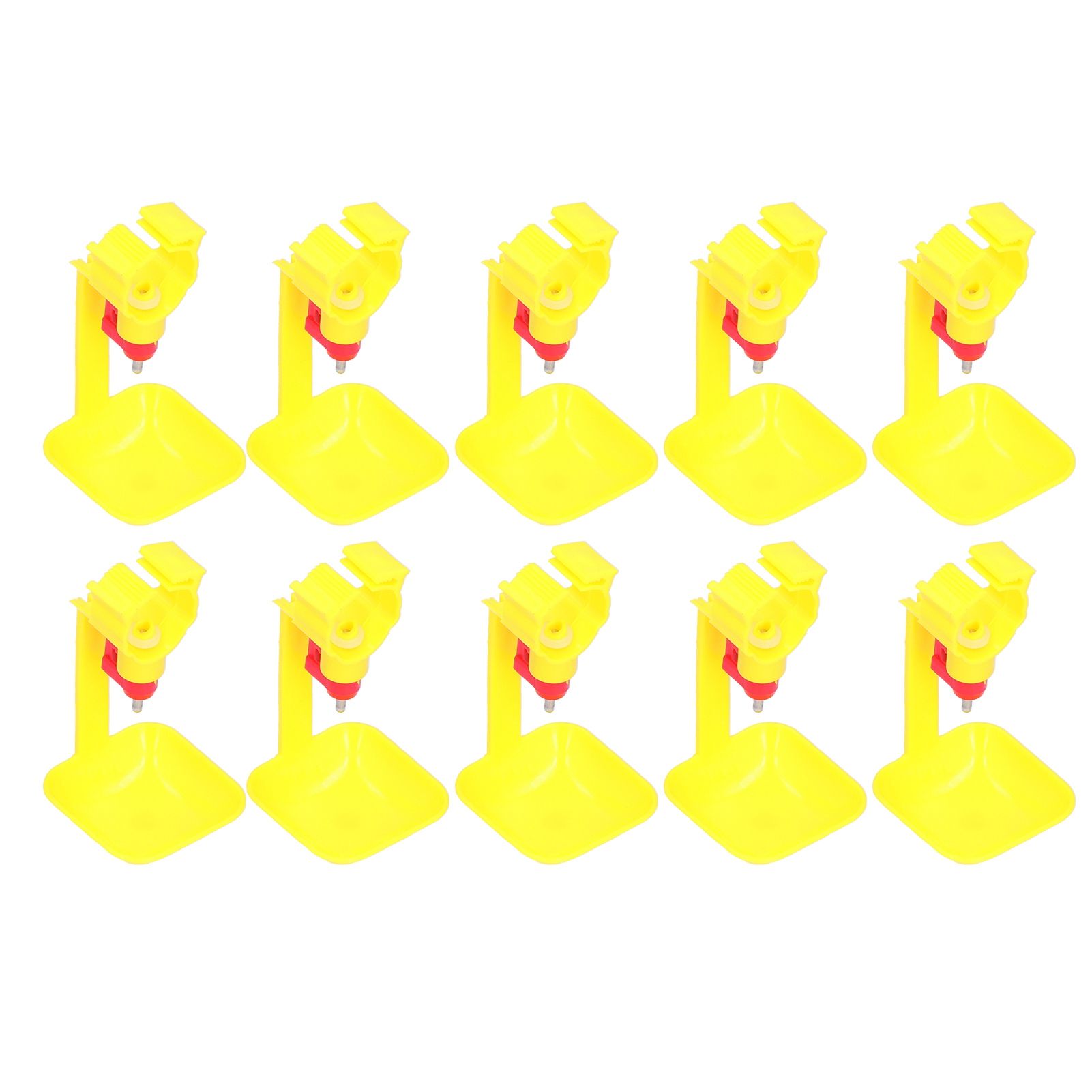 10Pcs Chicken Nipple Drinker with Cup 20ml Integrated Automatic Drinking Bowl view 2