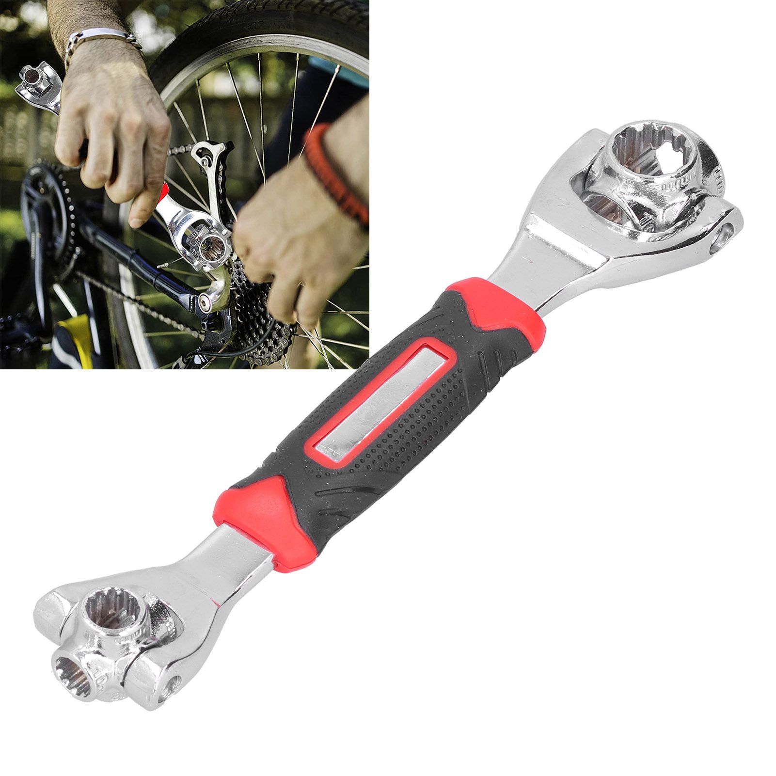48 in 1 Socket Wrench Universal Multifunctional Spanner Tool with 360 Degree view 11