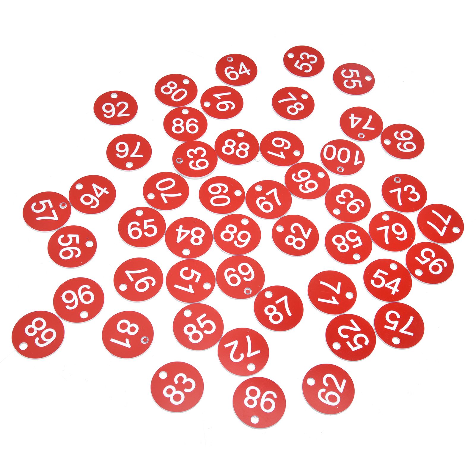 50PCS/Bag Beehive Label Beekeeping Box Numbered Tag with Hole Classification view 3