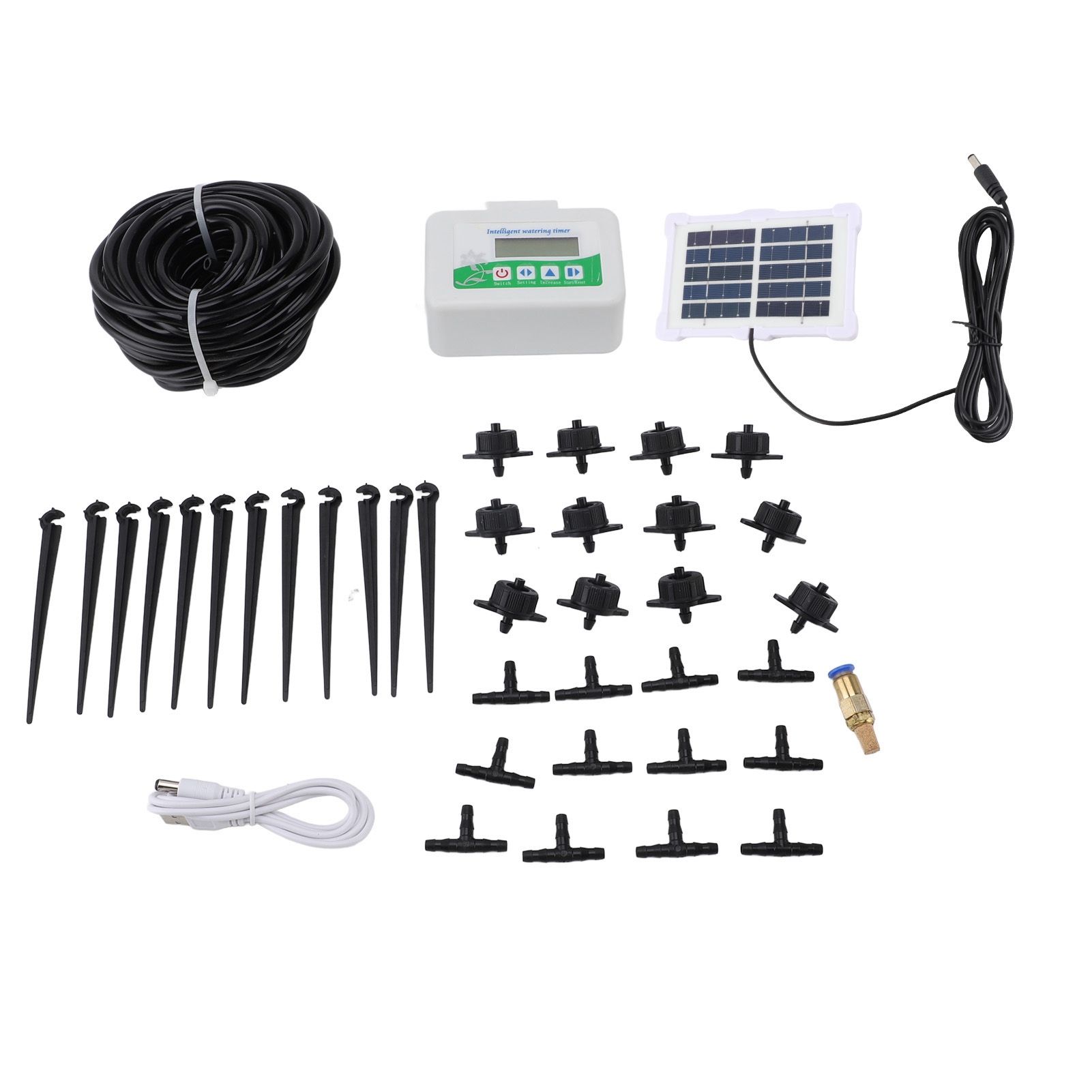 Intelligent Watering Timer Programmable Energy Saving with Solar Panel — image 1