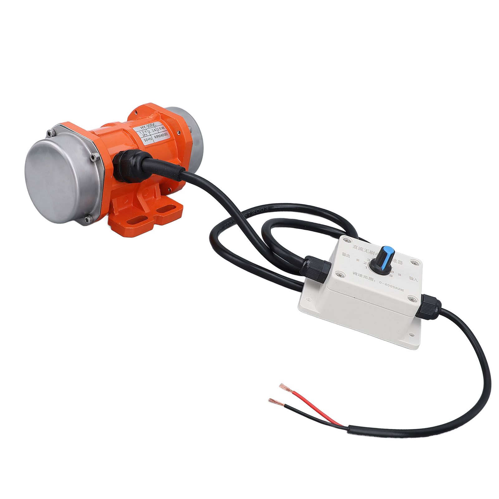 DC 12V Concrete Vibrator Motor 4000RPM Brushless Aluminum Alloy IP65 Electric view 12