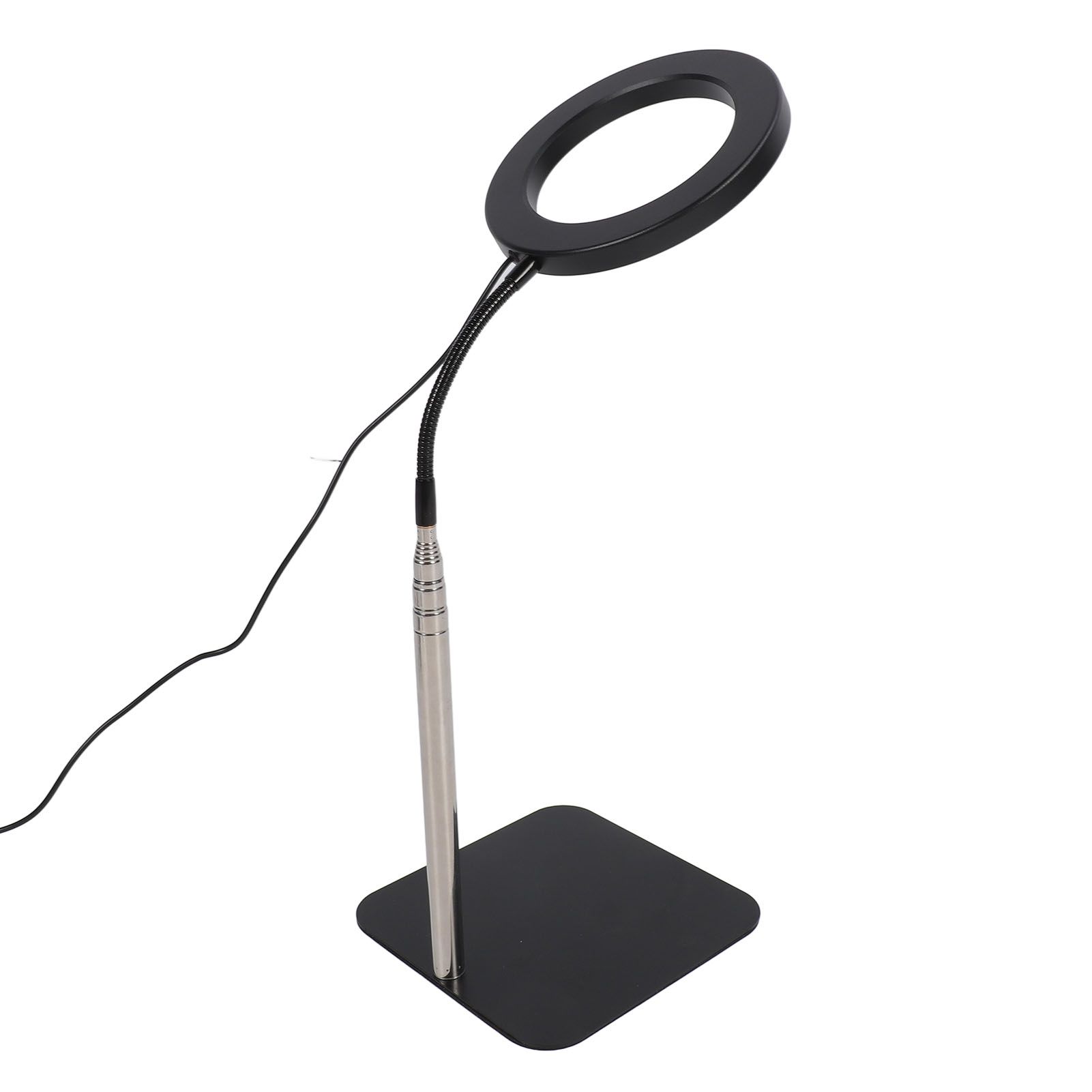 Floor Plant Grow Light Black 6 Inch USB Full Spectrum Led Dimmable Timer Floor view 4