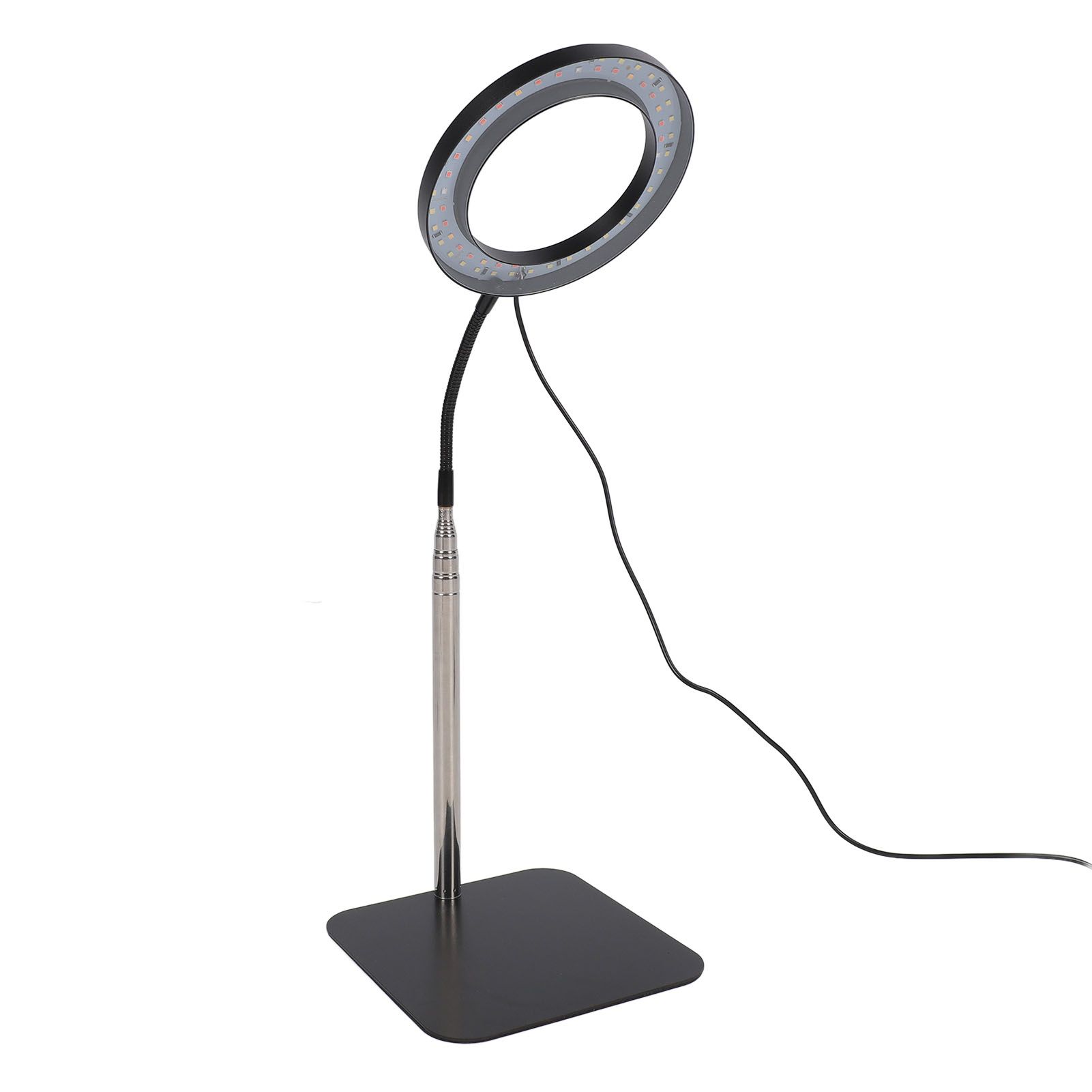 Floor Plant Grow Light Black 6 Inch USB Full Spectrum Led Dimmable Timer Floor view 6