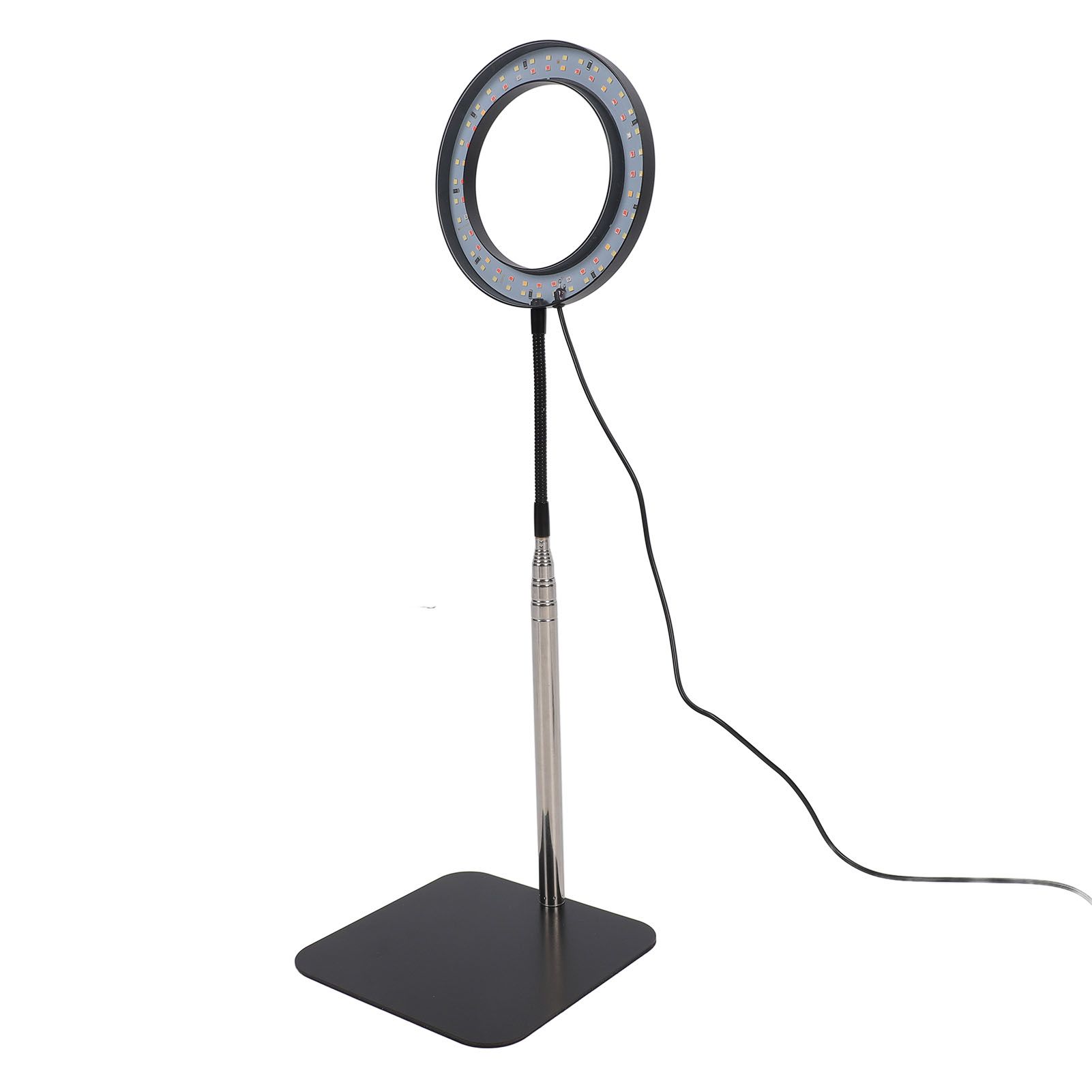 Floor Plant Grow Light Black 6 Inch USB Full Spectrum Led Dimmable Timer Floor view 7