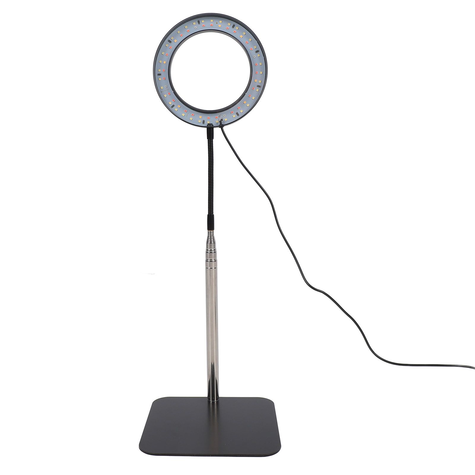 Floor Plant Grow Light Black 6 Inch USB Full Spectrum Led Dimmable Timer Floor view 8