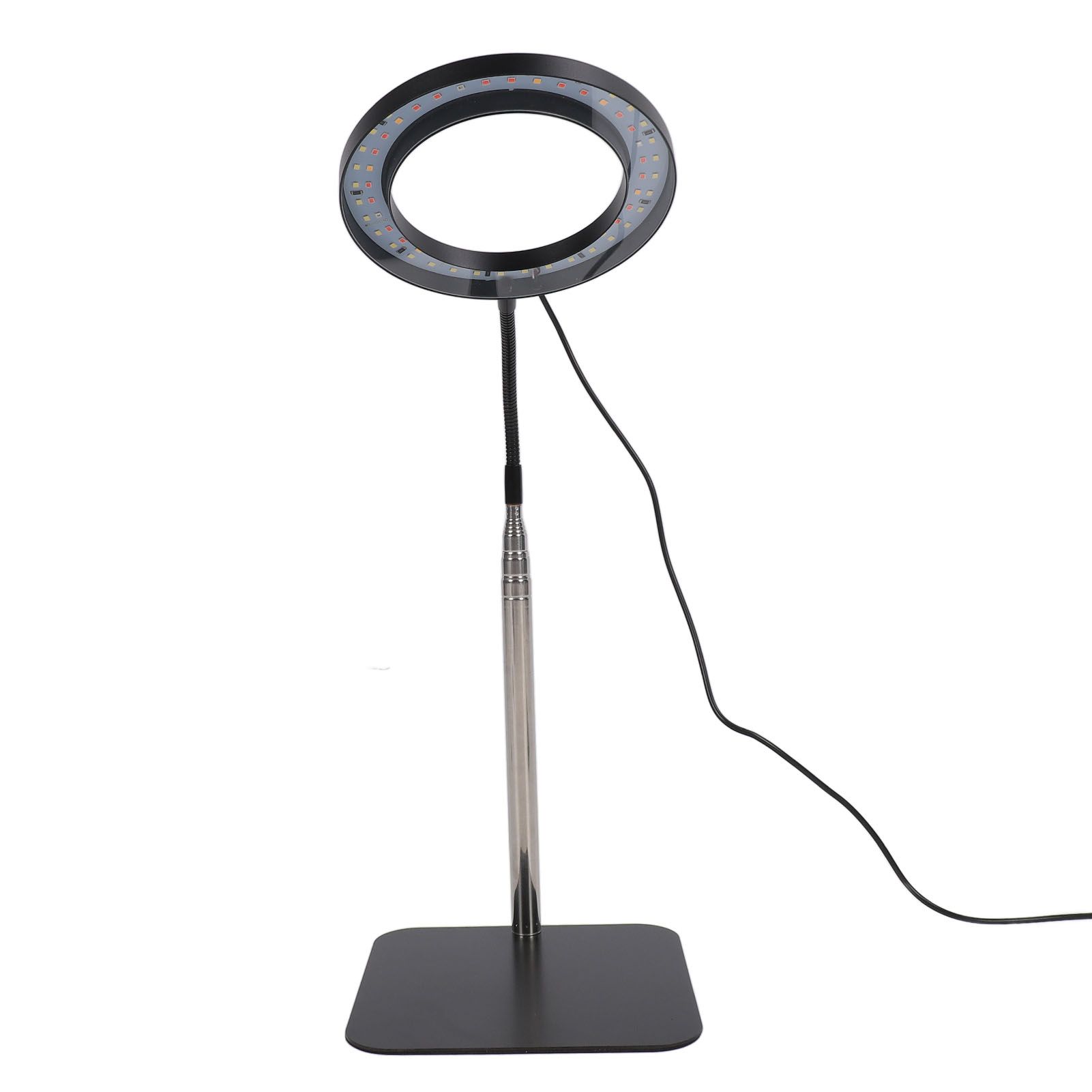 Floor Plant Grow Light Black 6 Inch USB Full Spectrum Led Dimmable Timer Floor view 9