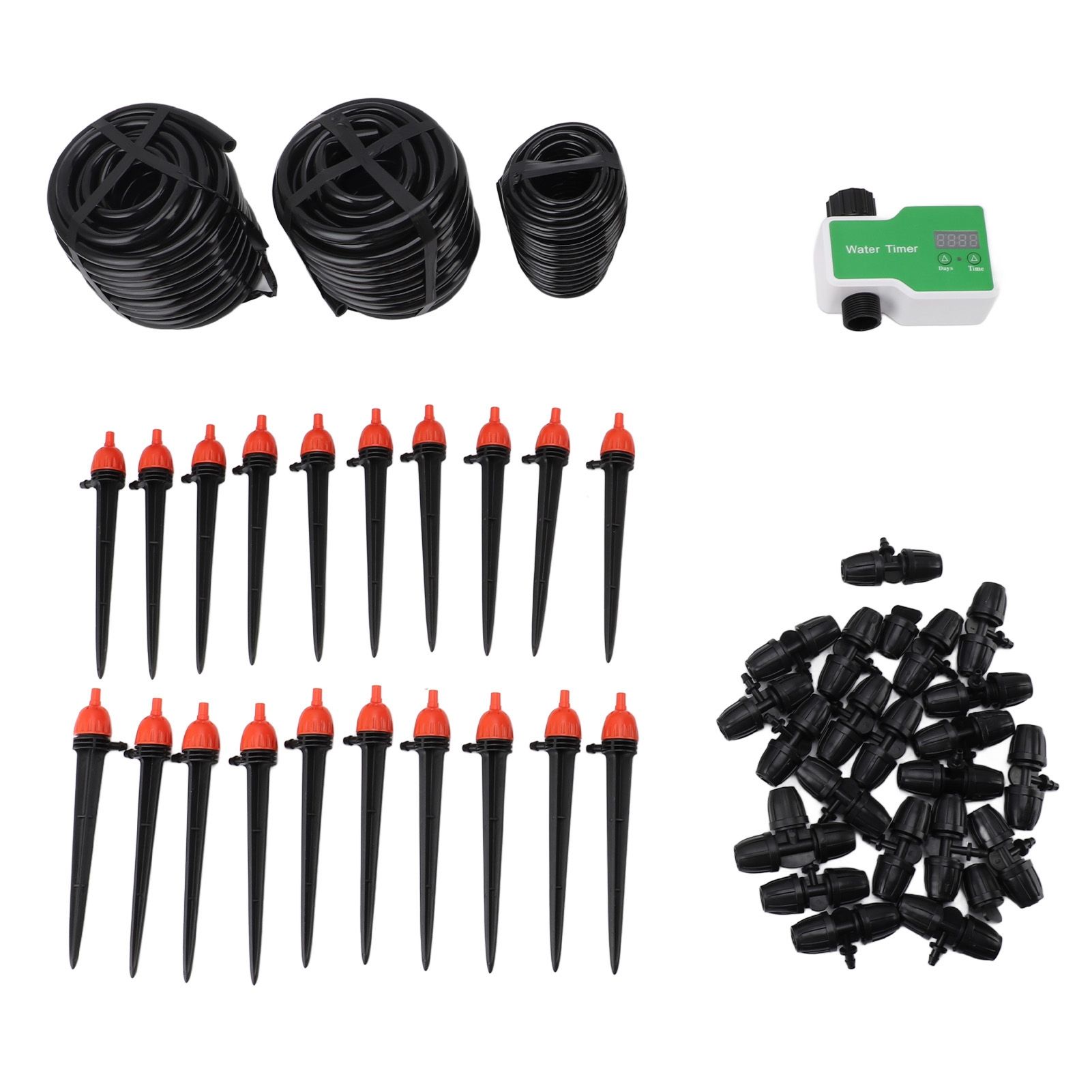 Drip Irrigation System Kit Automatic Watering System with Water Timer for view 3