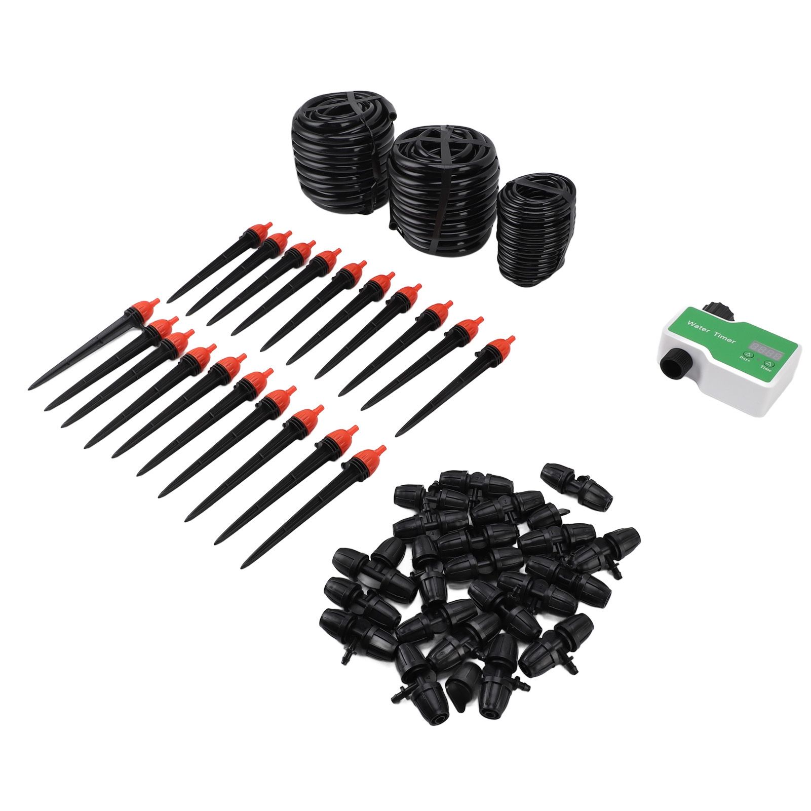 Drip Irrigation System Kit Automatic Watering System with Water Timer for view 10