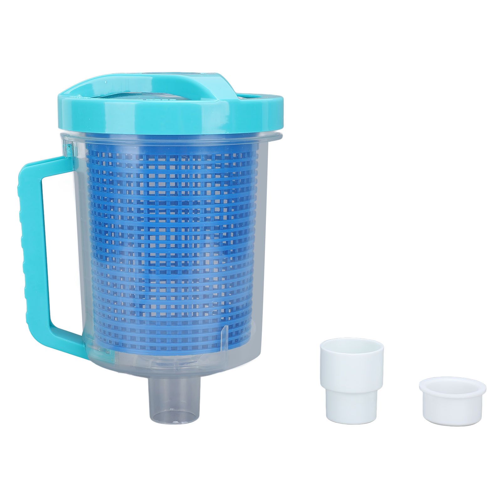 Inline Pool Leaf Canister Plastic Pool Cleaner Leaf Catcher Trap with Mesh view 3