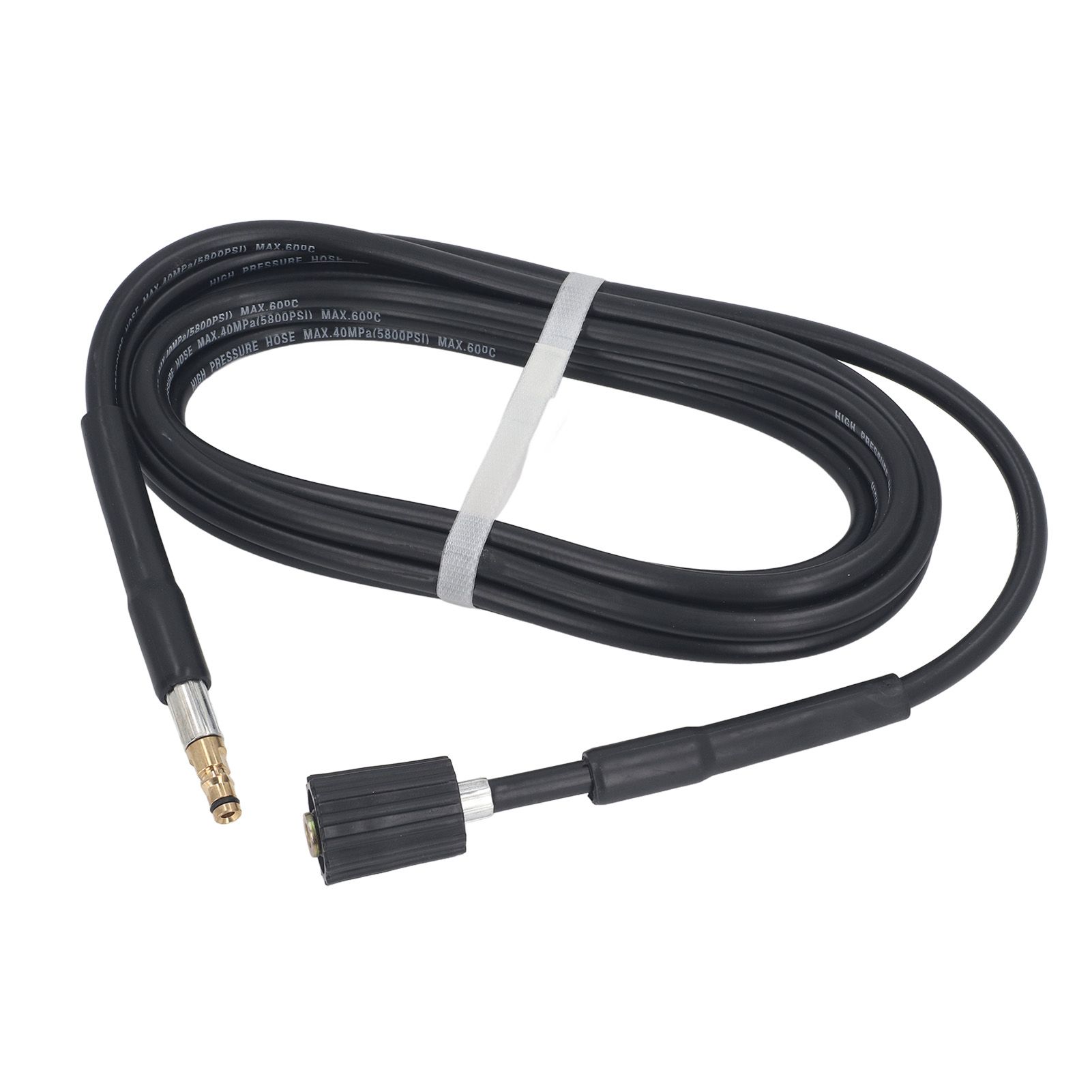 Pressure Washer Hose 5800PSI M22 and Plug Rubber Power Washer Water Hose for view 10