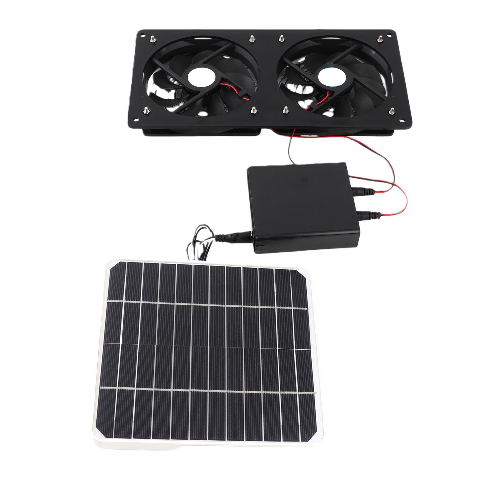 Solar Exhaust Fan IPX7 Waterproof Safe 20W Solar Panel Ventilation Fan with view 4