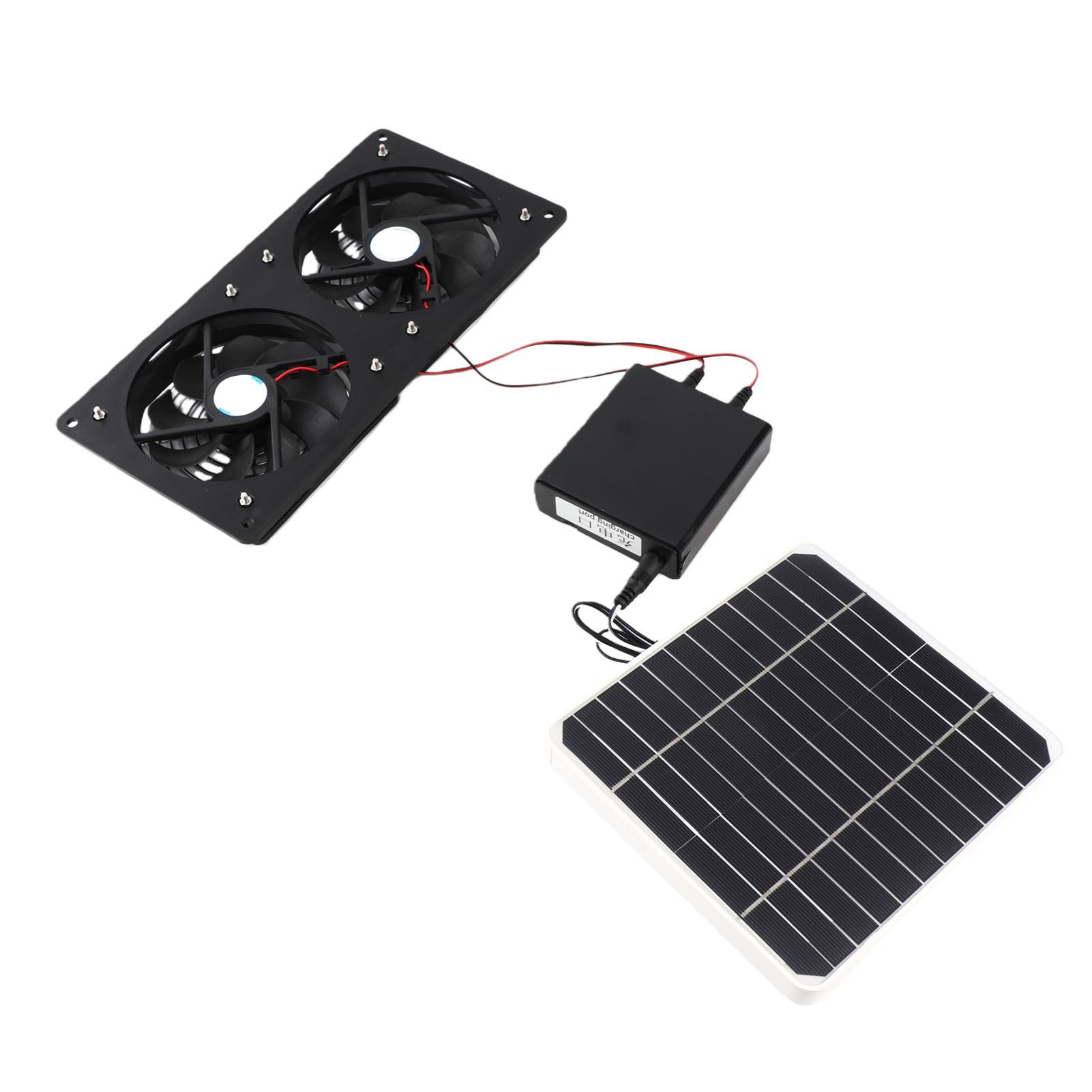 Solar Exhaust Fan IPX7 Waterproof Safe 20W Solar Panel Ventilation Fan with view 6
