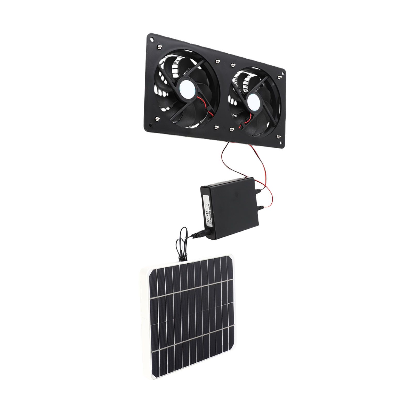Solar Exhaust Fan IPX7 Waterproof Safe 20W Solar Panel Ventilation Fan with view 7
