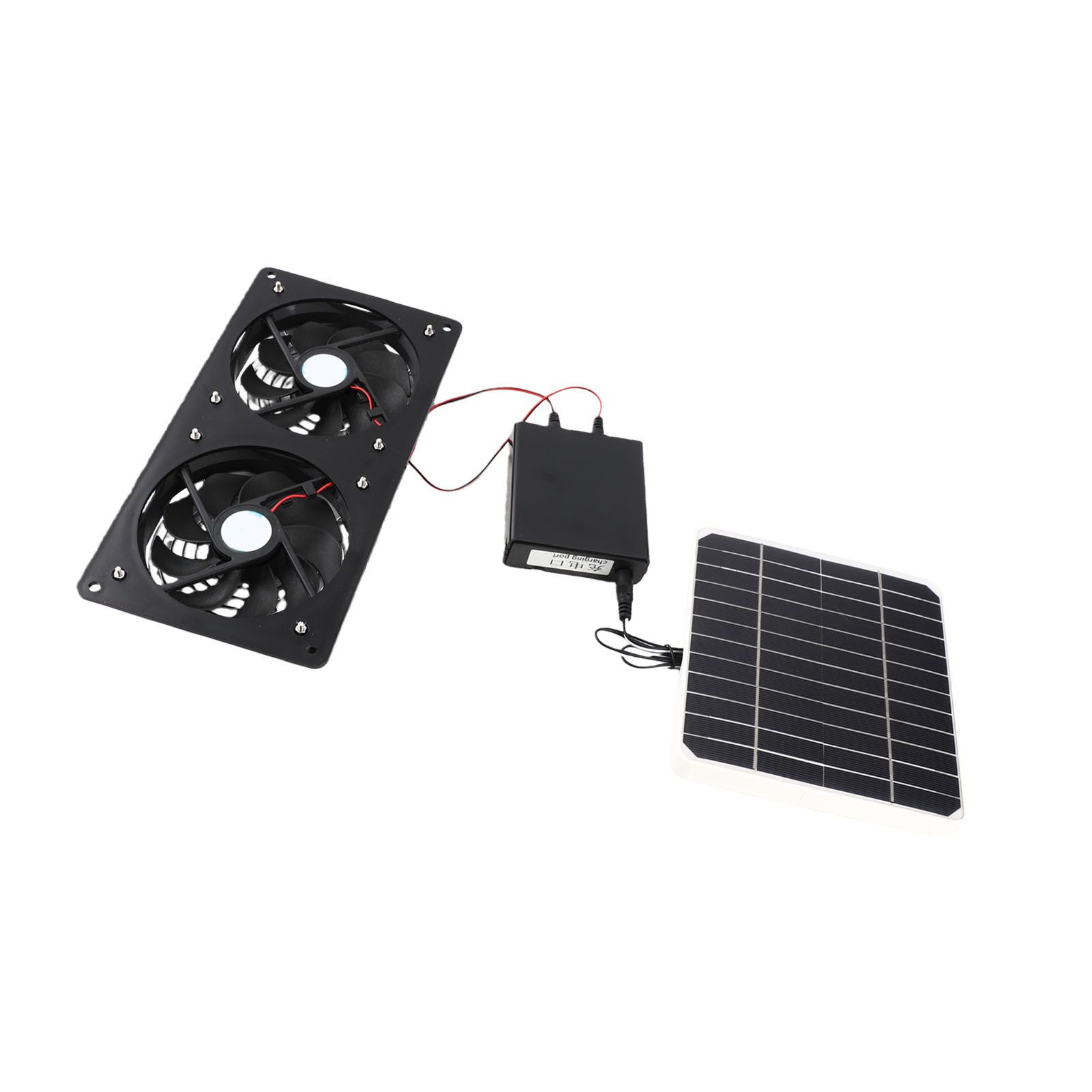 Solar Exhaust Fan IPX7 Waterproof Safe 20W Solar Panel Ventilation Fan with view 8